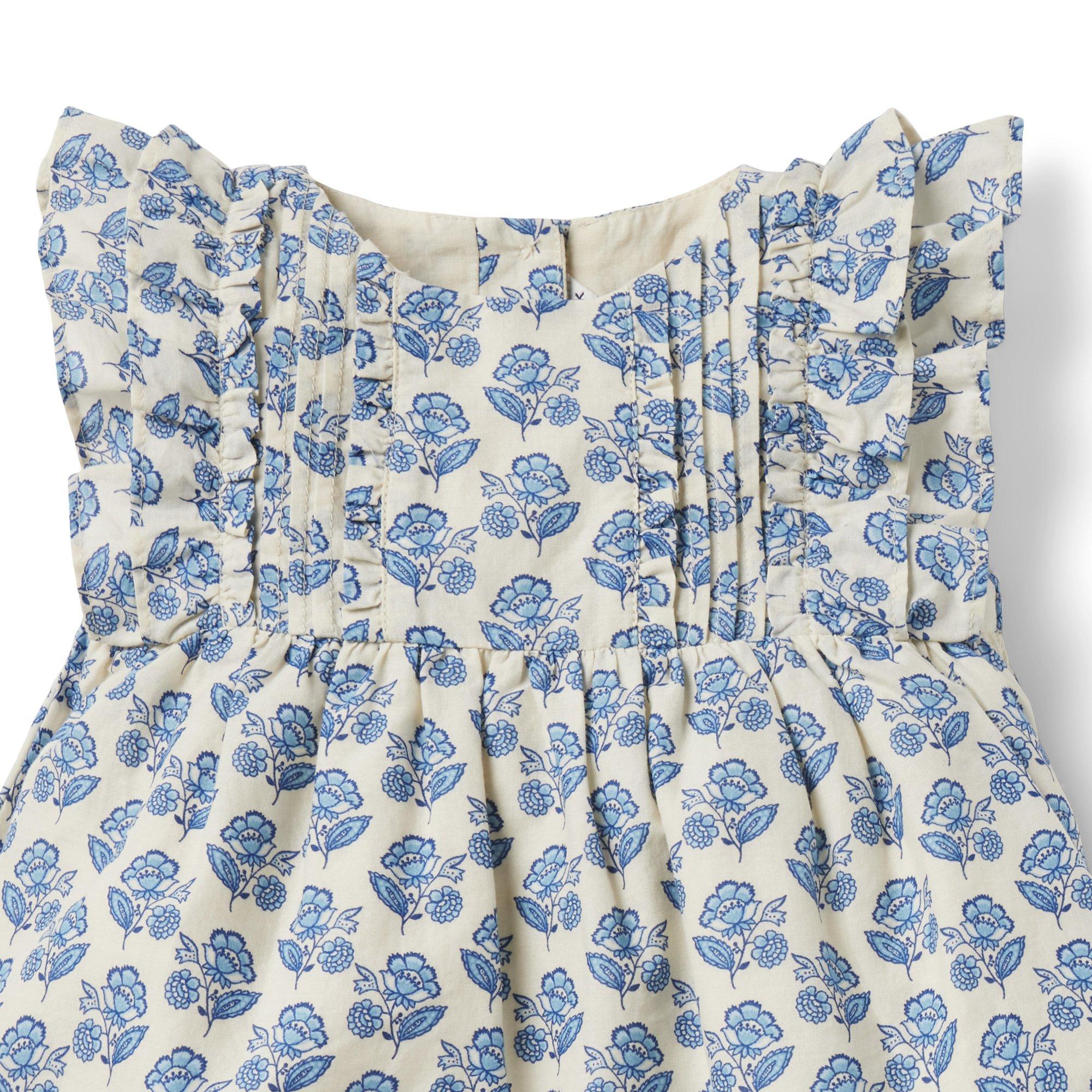 Baby Floral Border Print Matching Set image number 2