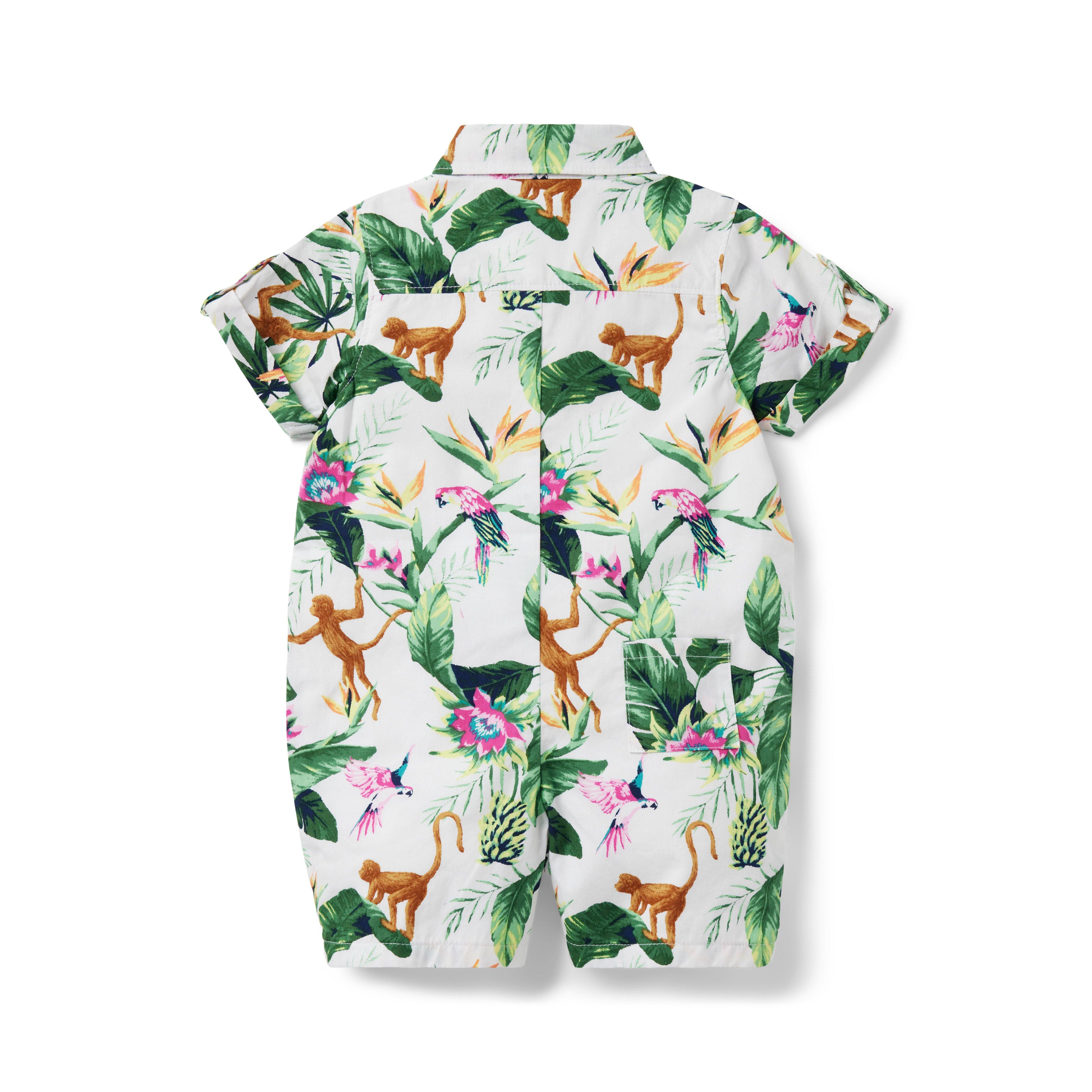 Baby Tropical Jungle Romper  image number 1