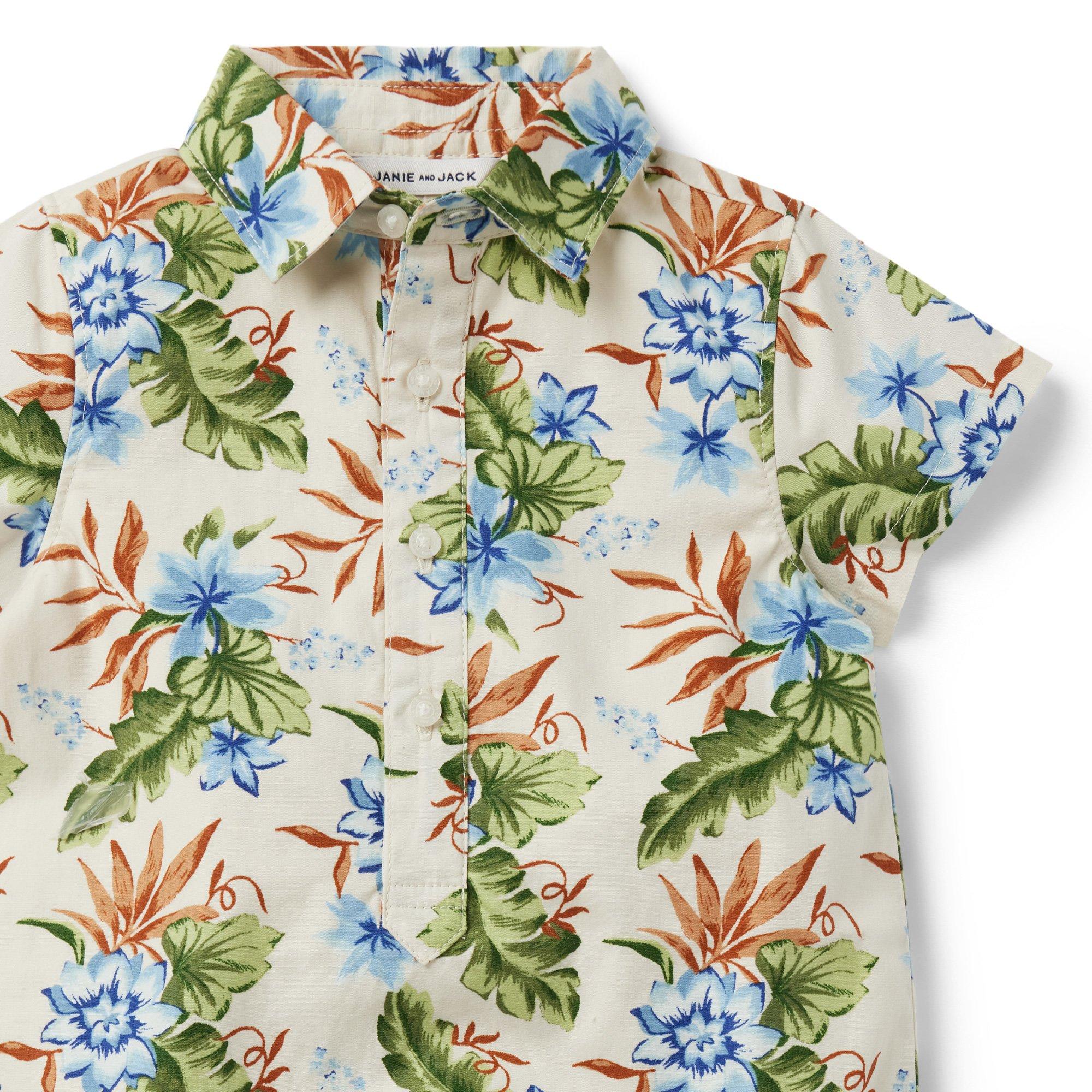 Baby Tropical Floral Romper image number 2