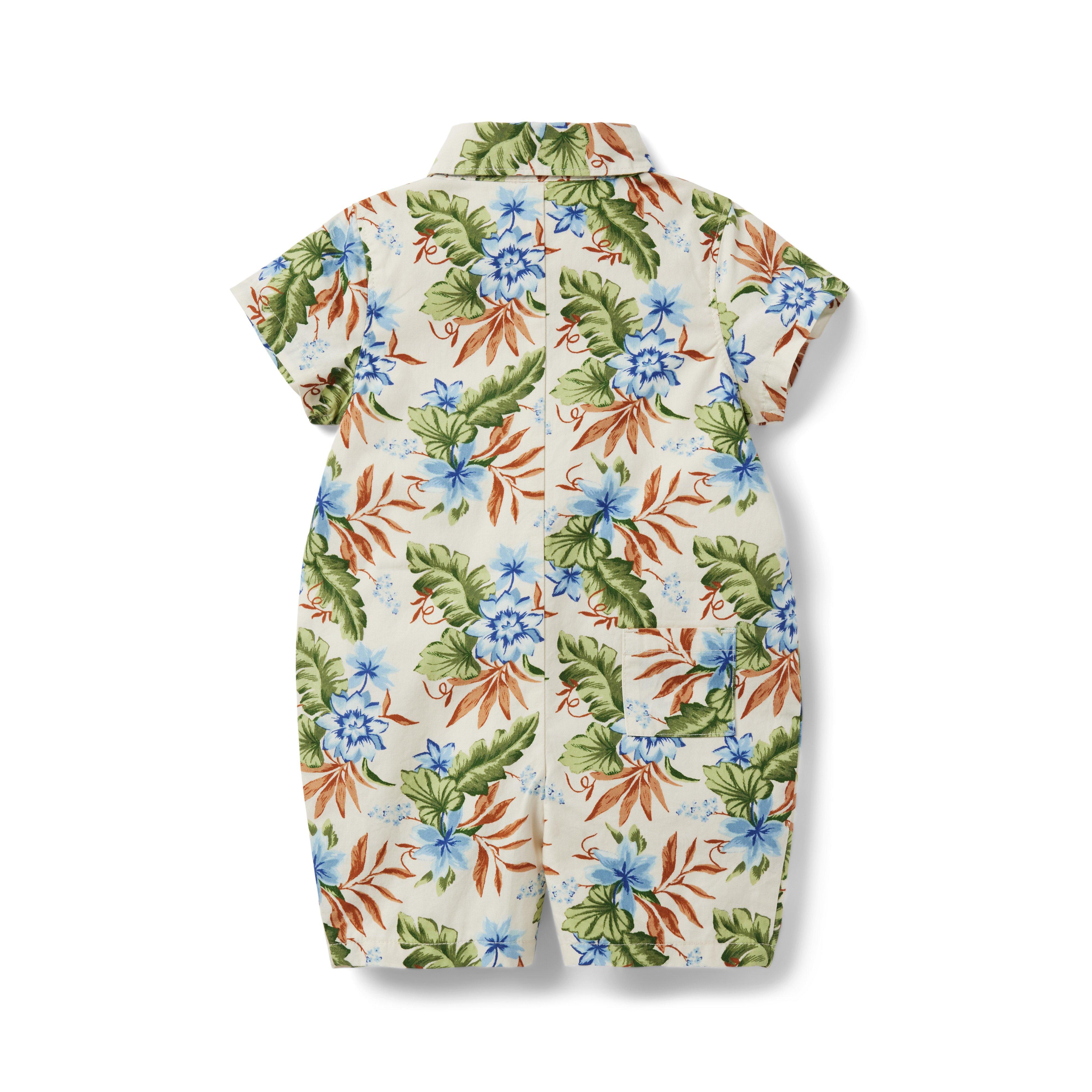 Baby Tropical Floral Romper image number 1