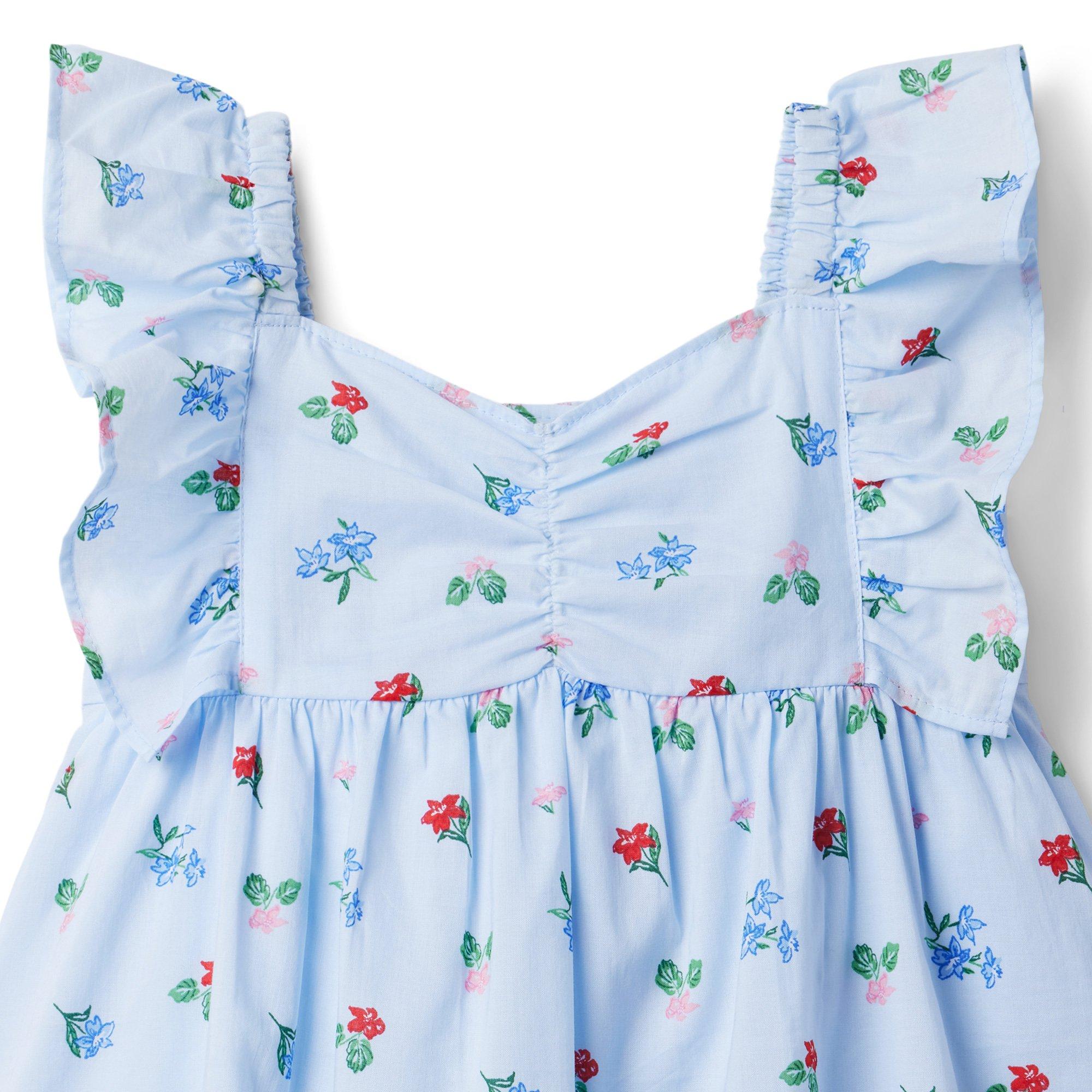 Floral Ruffle Sleeve Dress image number 2