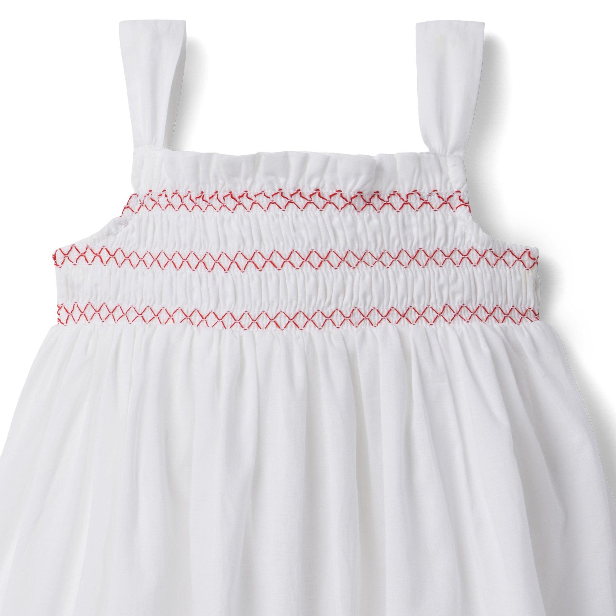 Embroidered Smocked Sundress image number 2