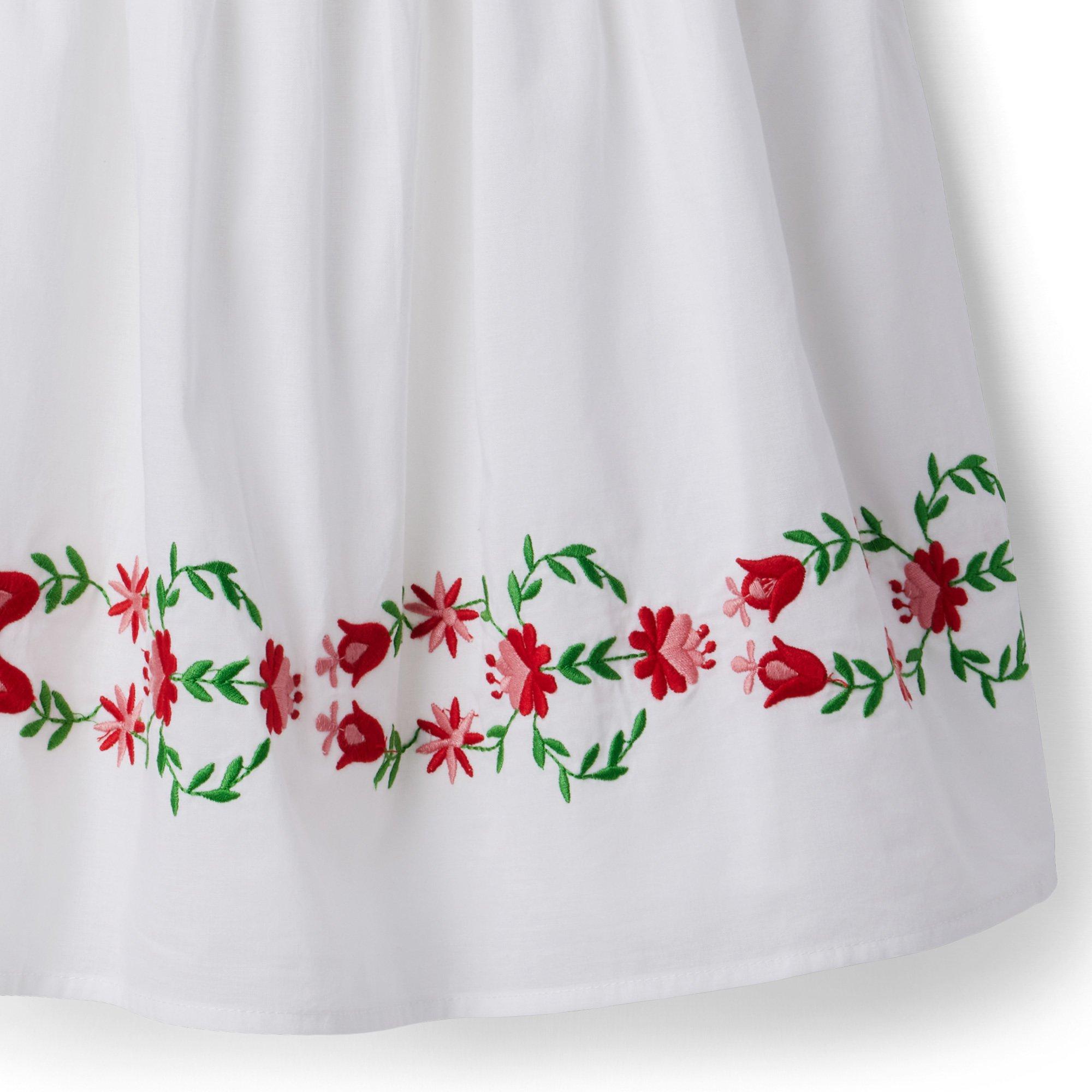 Embroidered Smocked Sundress image number 3