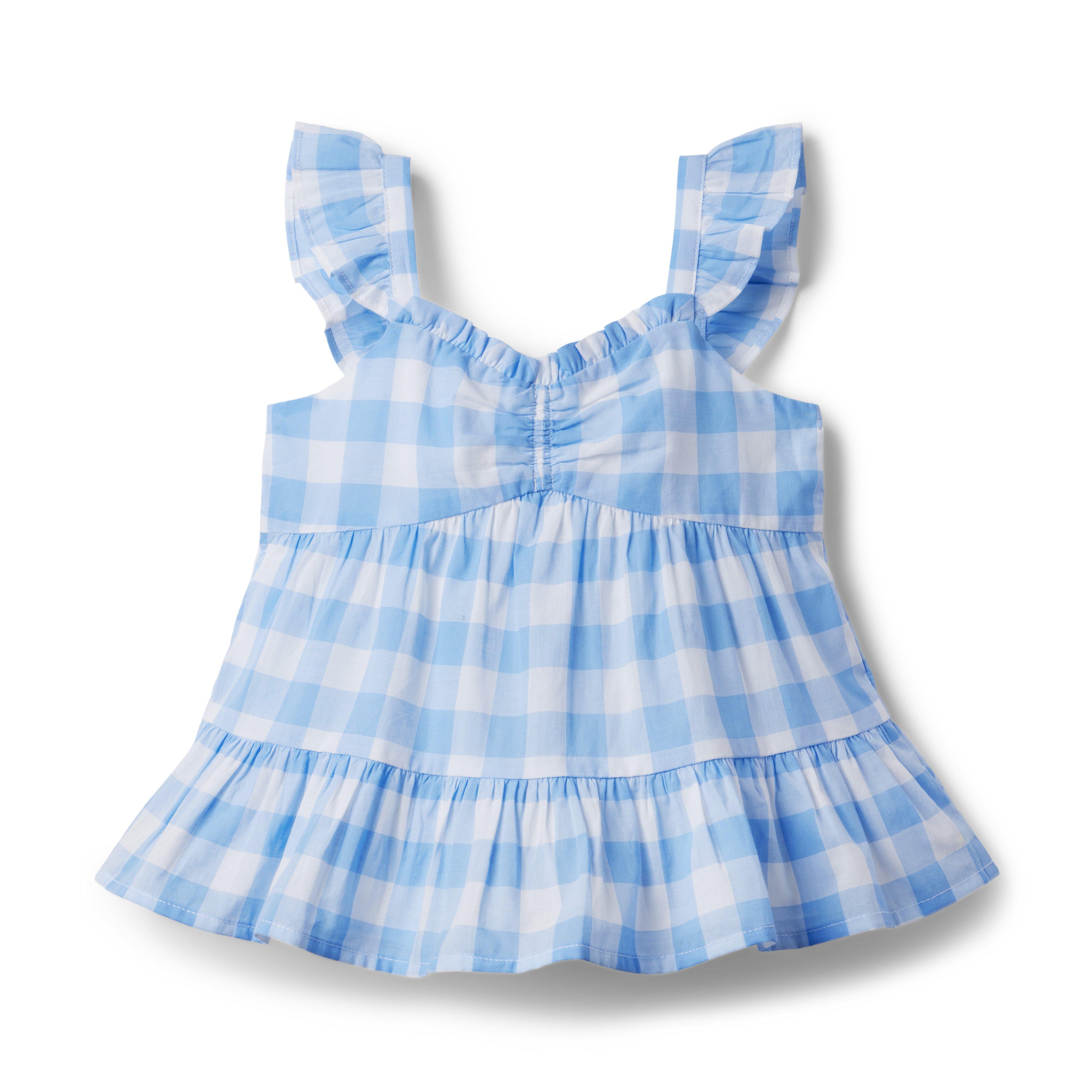 Gingham Ruffle Top image number 0