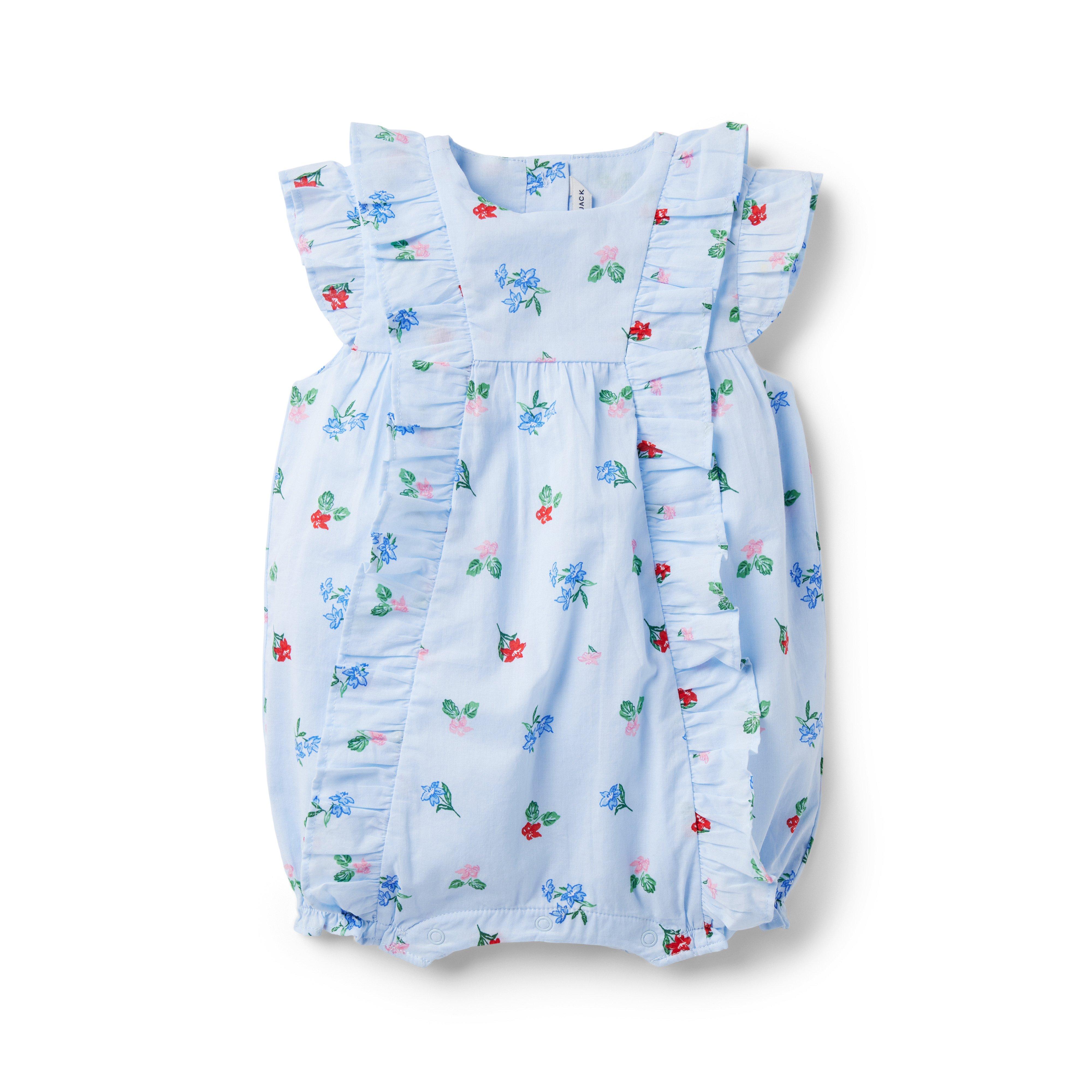 Baby Floral Ruffle Romper image number 0