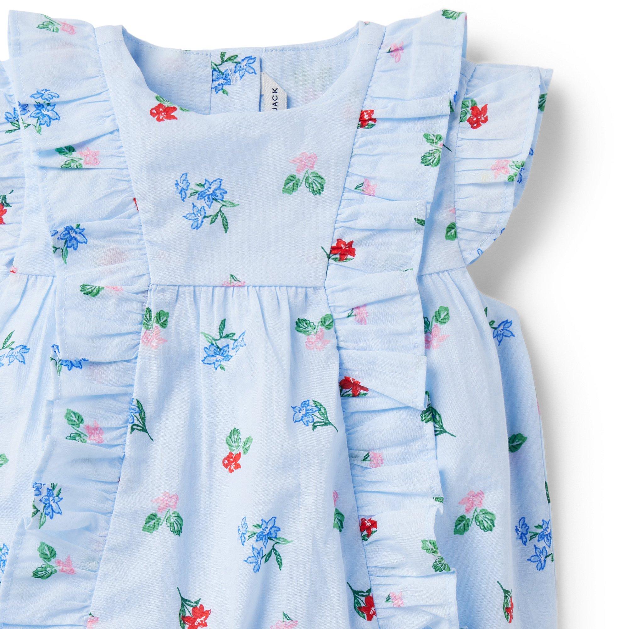 Baby Floral Ruffle Romper image number 2