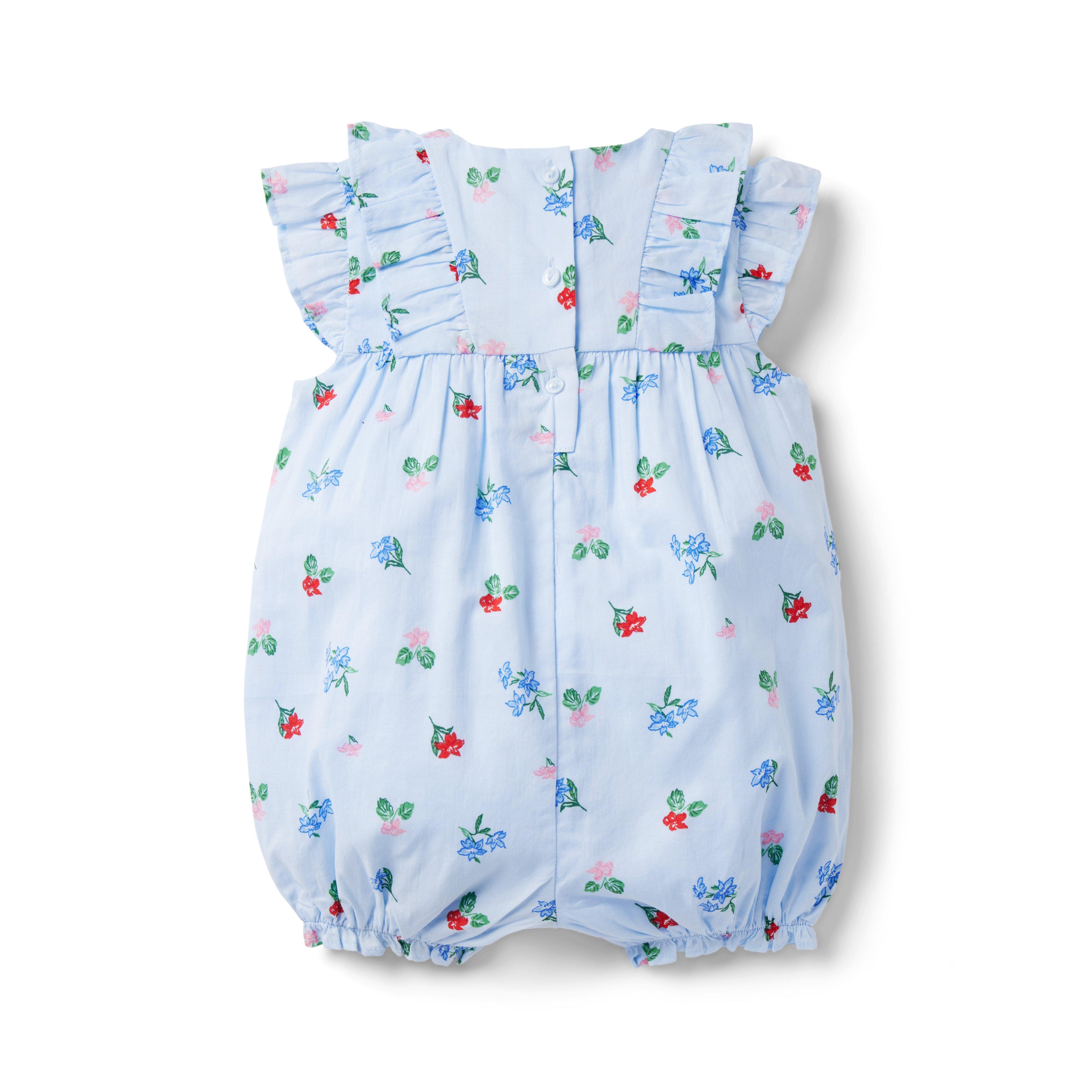 Baby Floral Ruffle Romper image number 1