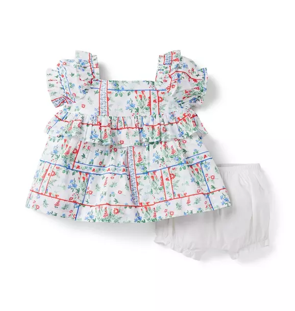 Baby Floral Patchwork Matching Set
