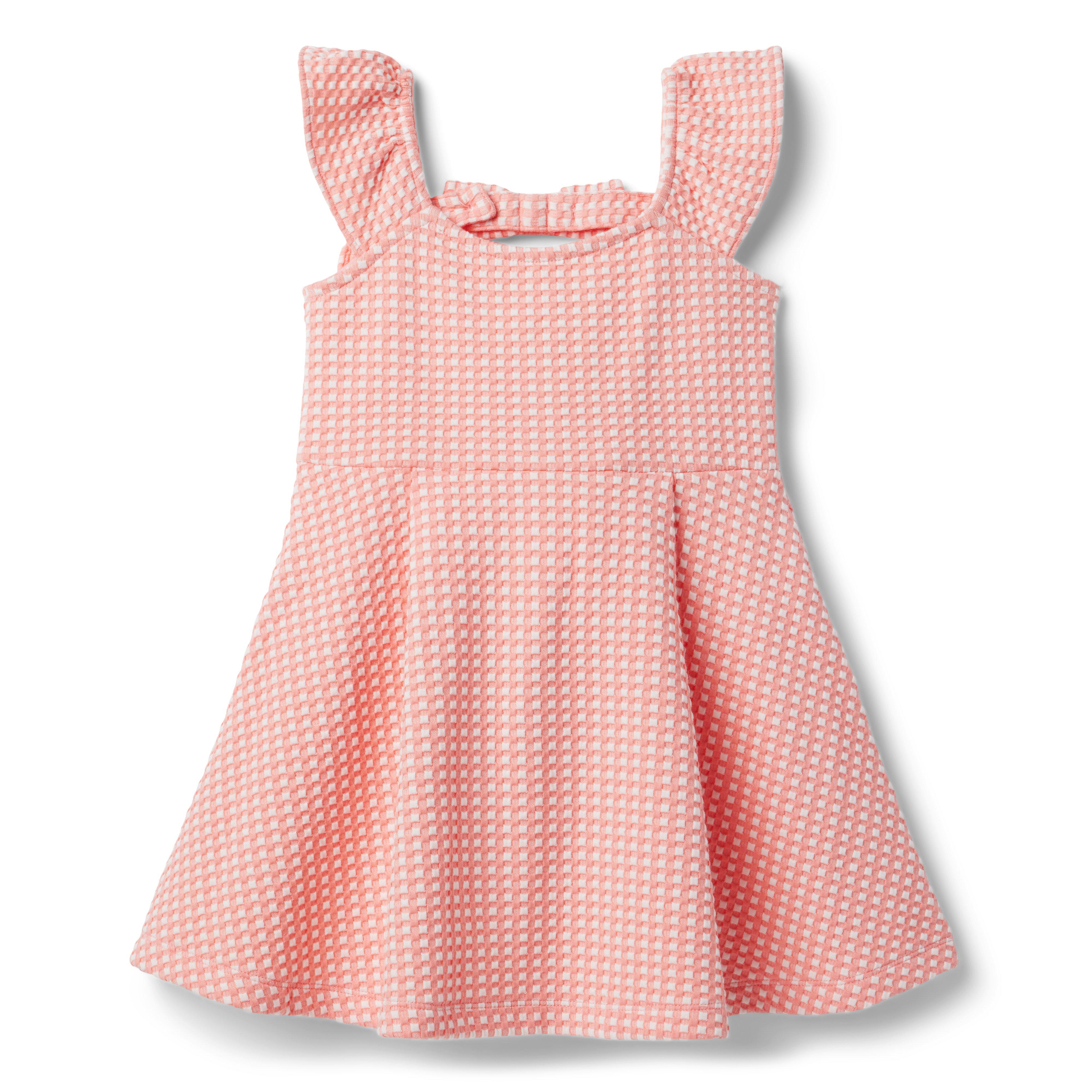 Gingham Knit Seersucker Dress image number 0