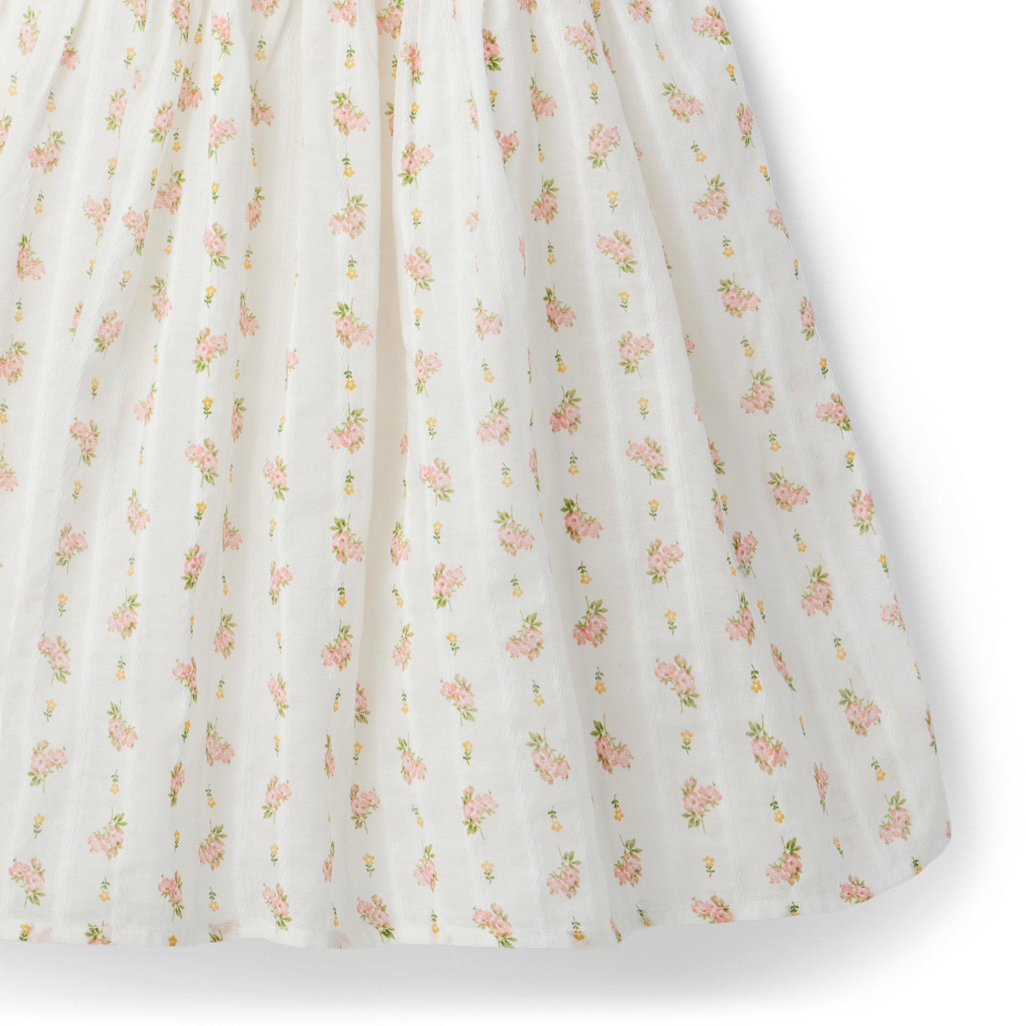 The Grace Floral Smocked Puff Sleeve Dress image number 3