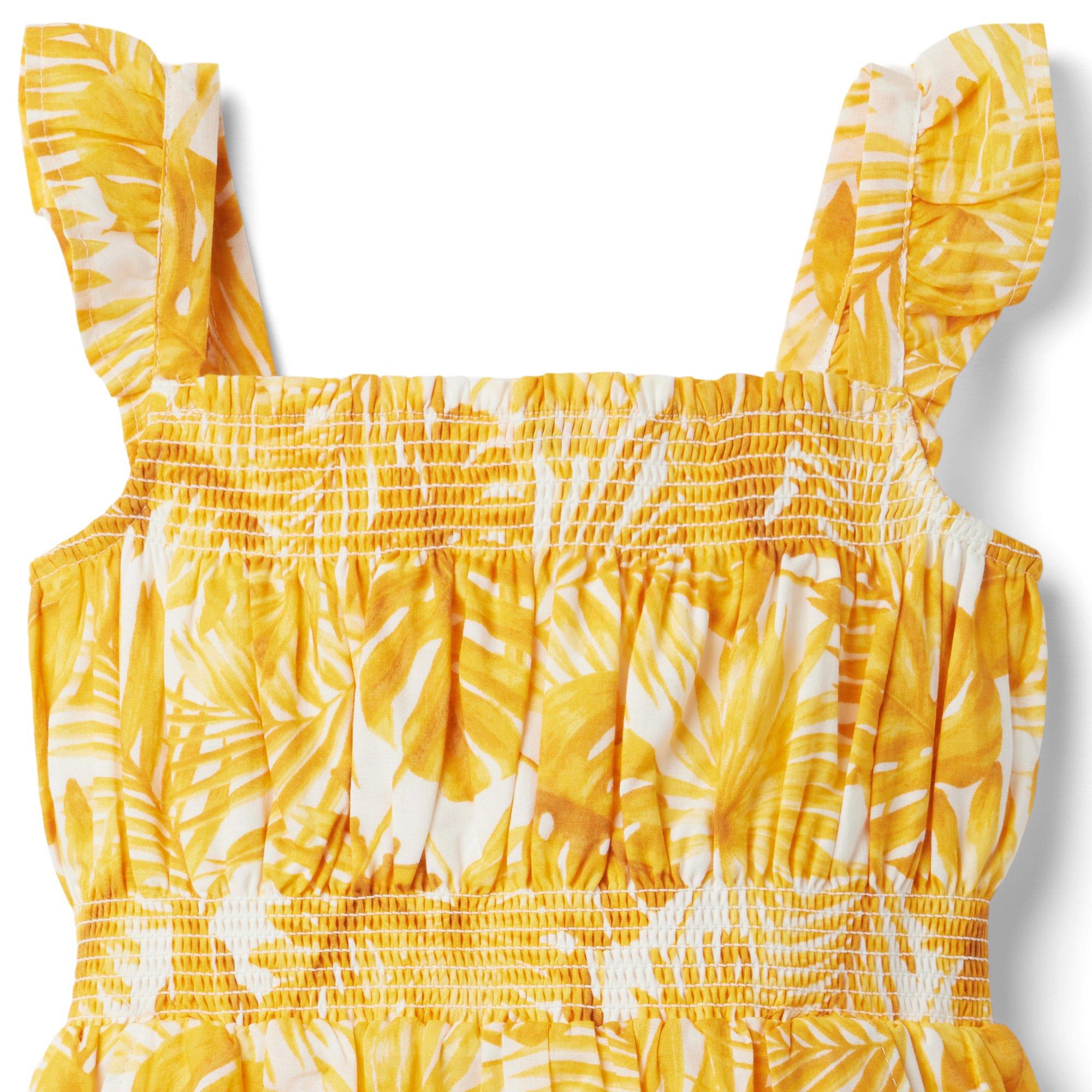 Palm Smocked Romper image number 2