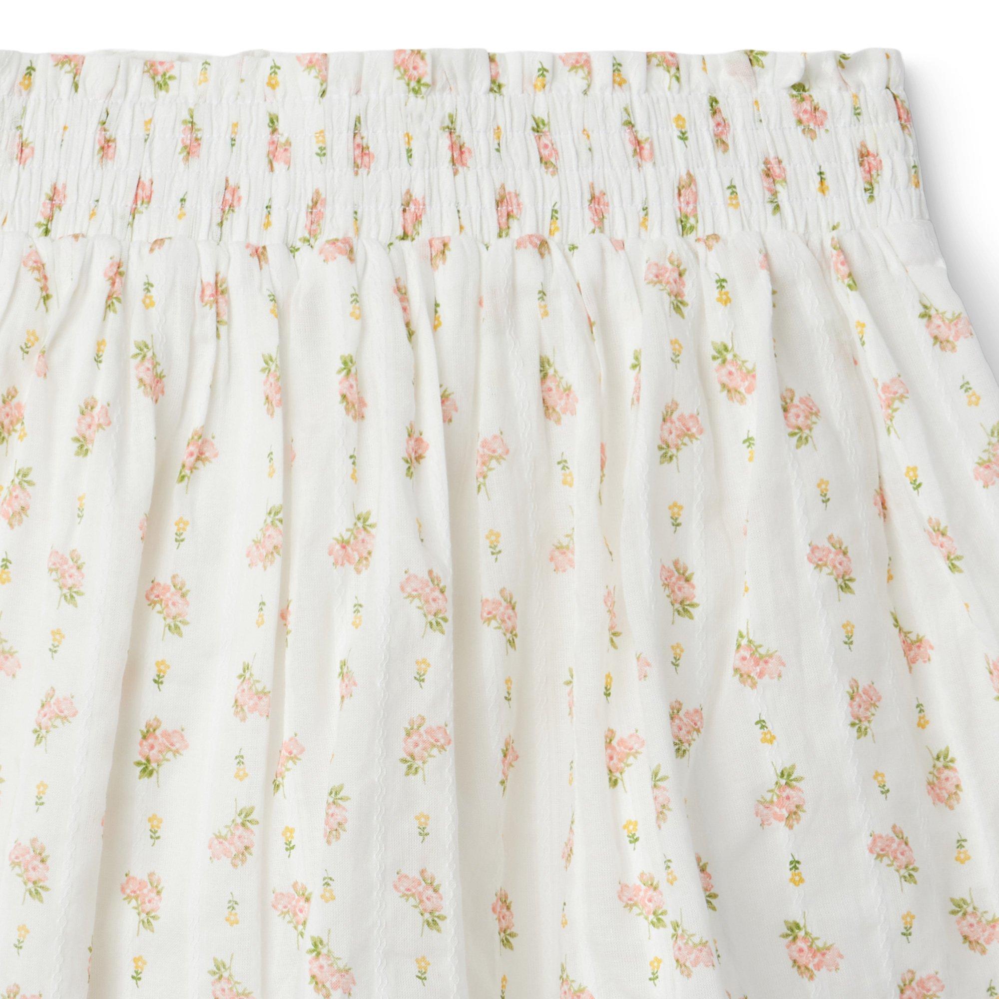 Floral Crochet Trim Skirt image number 1