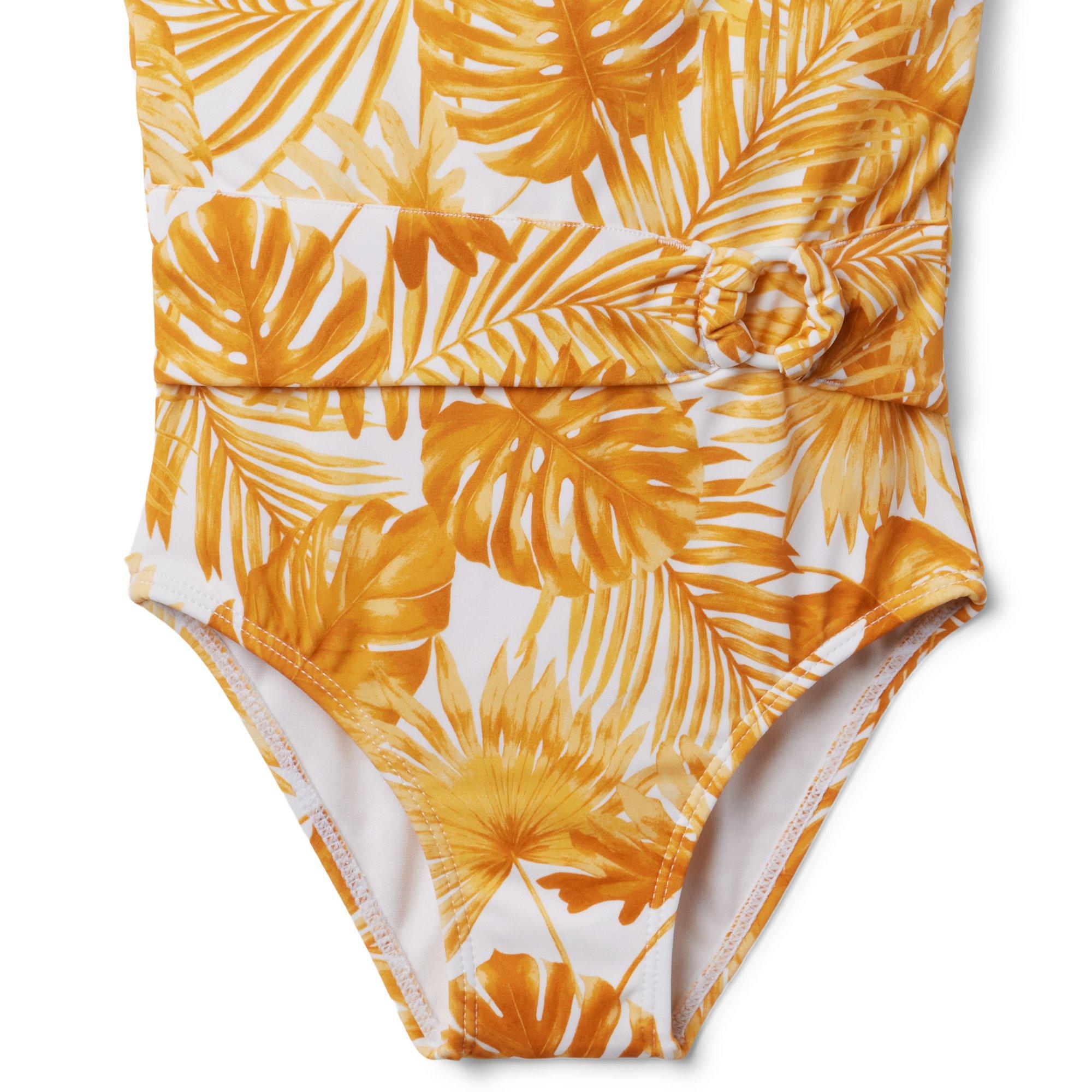 Palm Belted Swimsuit image number 3