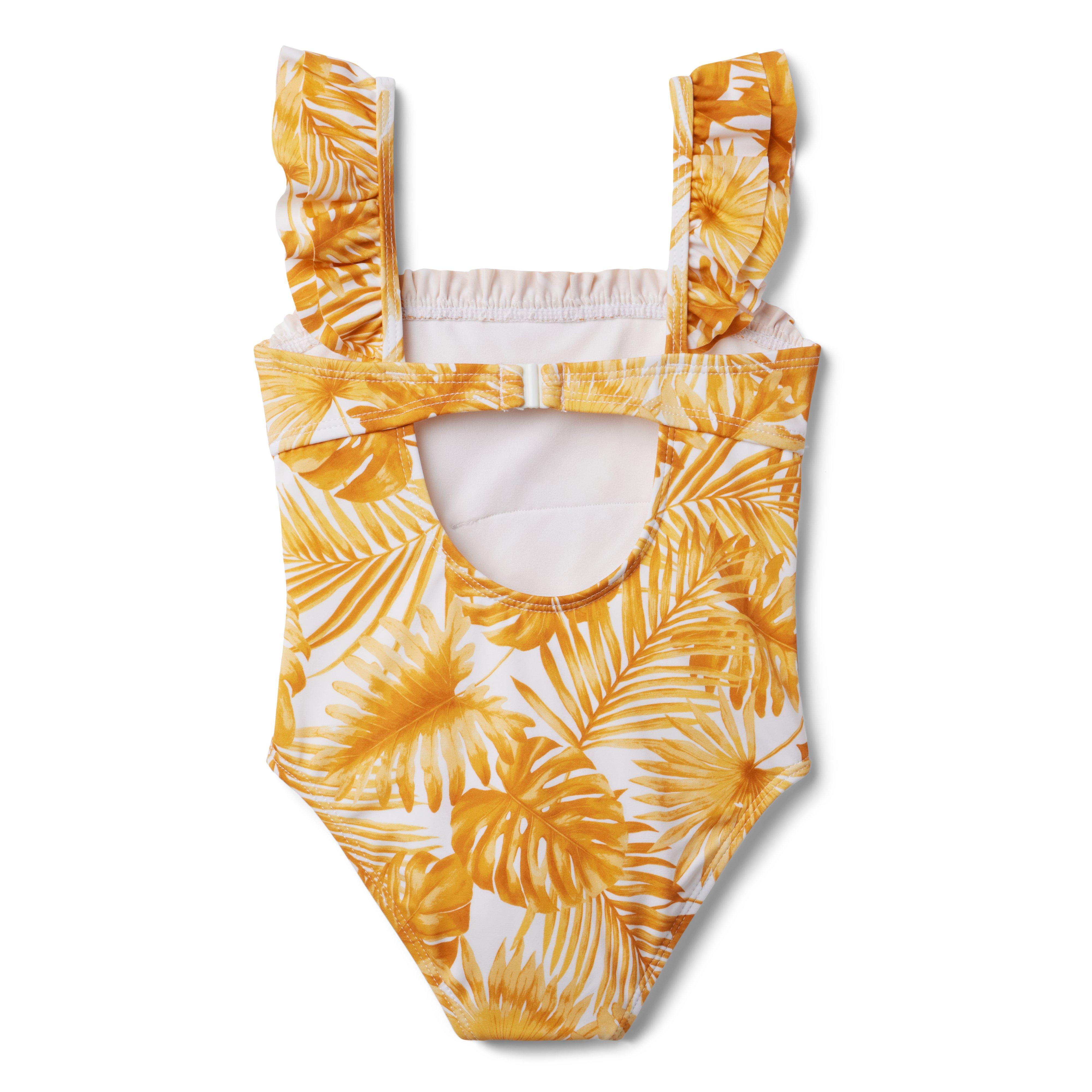 Palm Belted Swimsuit image number 1
