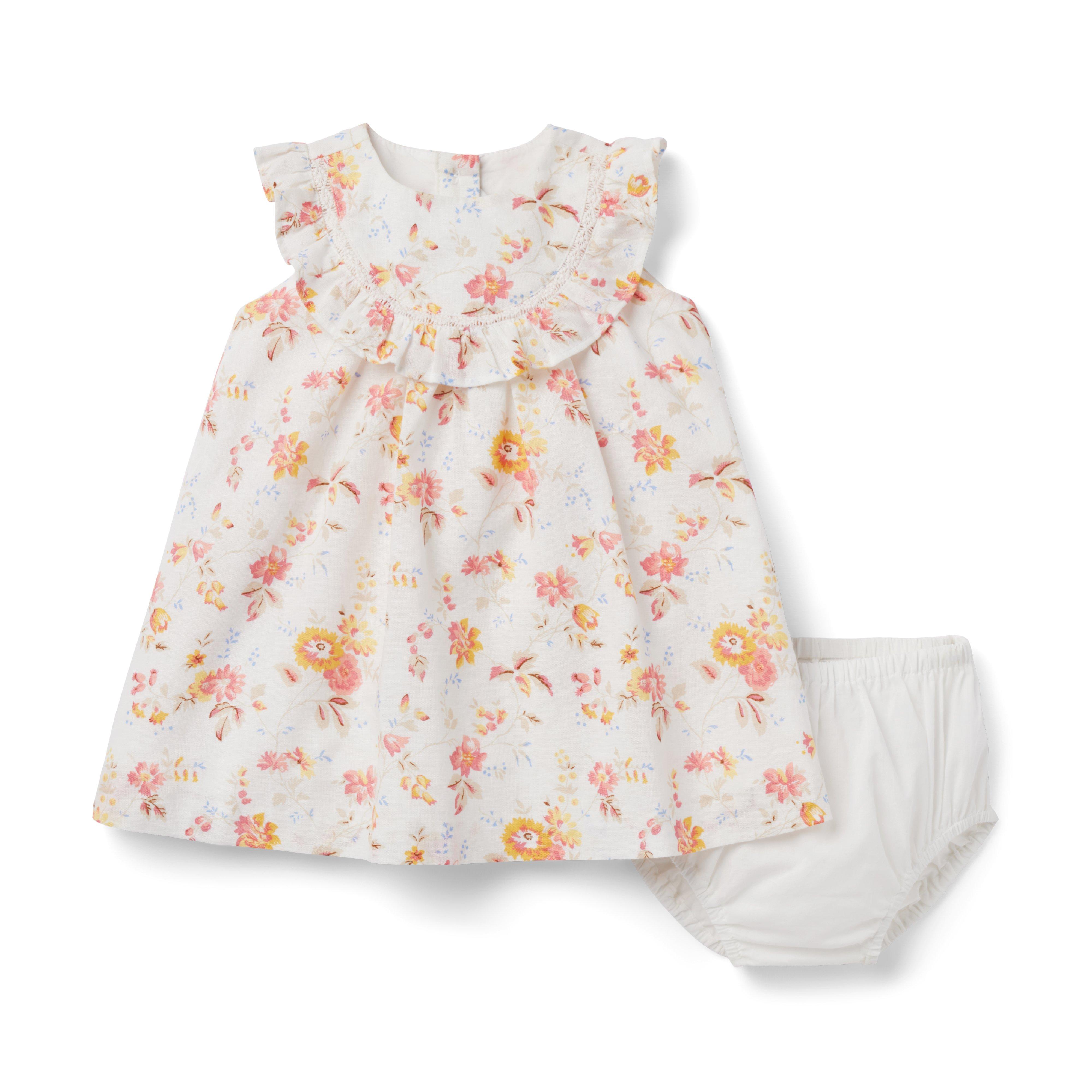 Baby Floral Ruffle Dress image number 2