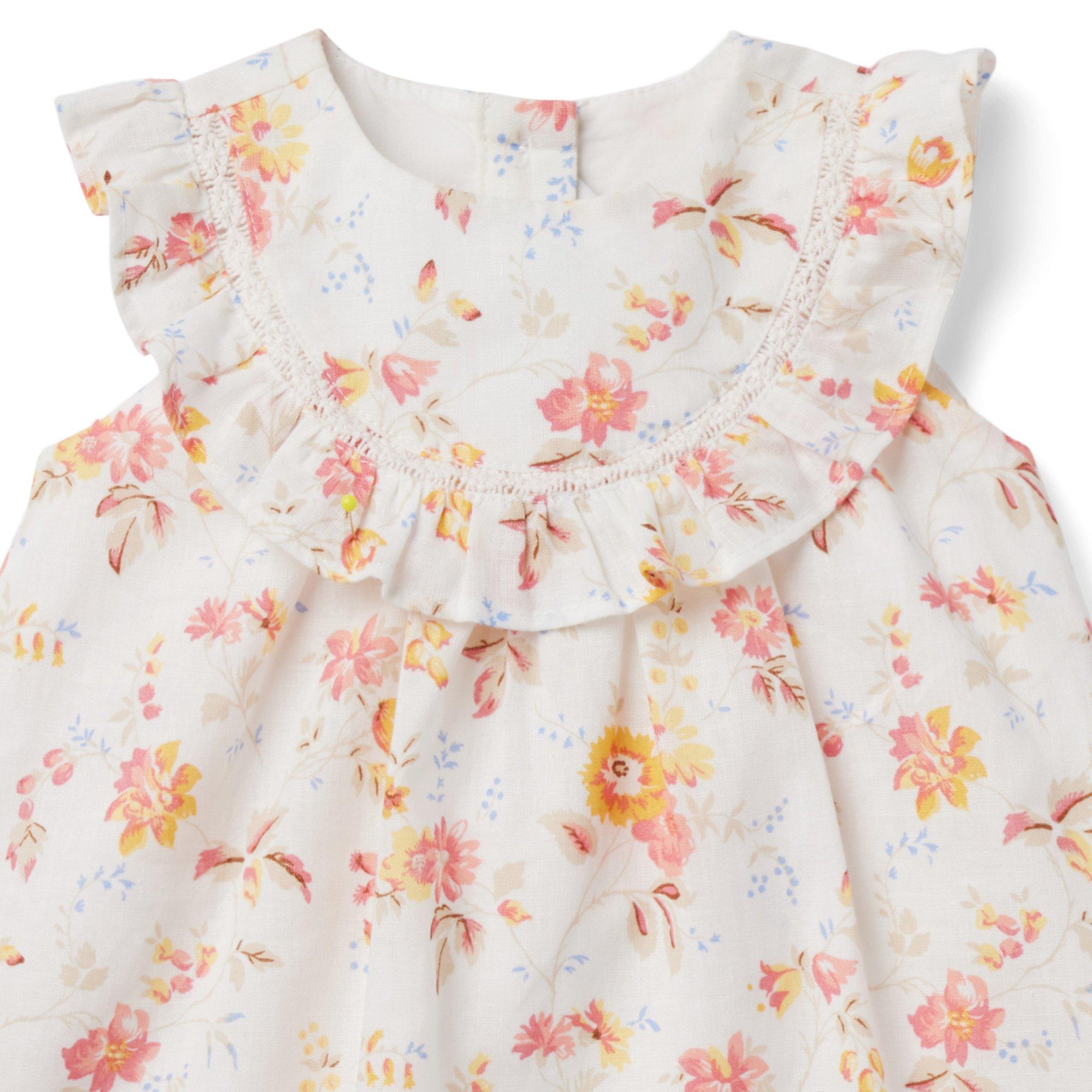 Baby Floral Ruffle Dress image number 3