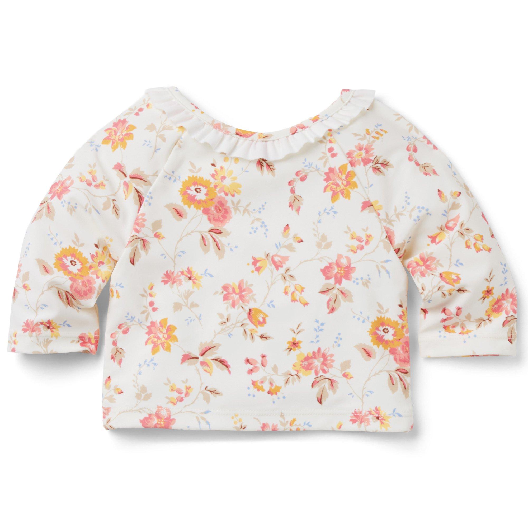 Baby Floral Rash Guard Set image number 2