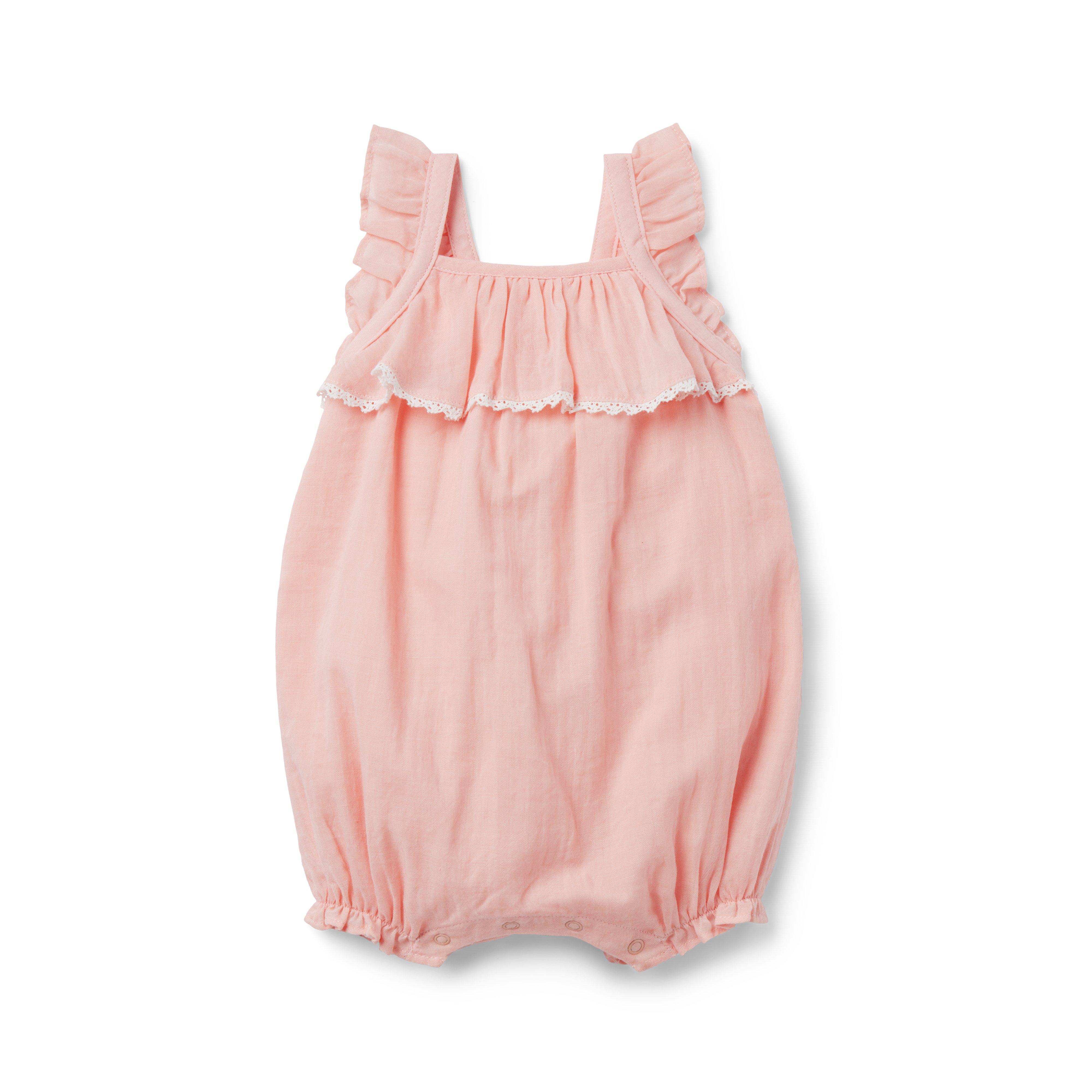 Baby Ruffle Gauze Romper image number 0