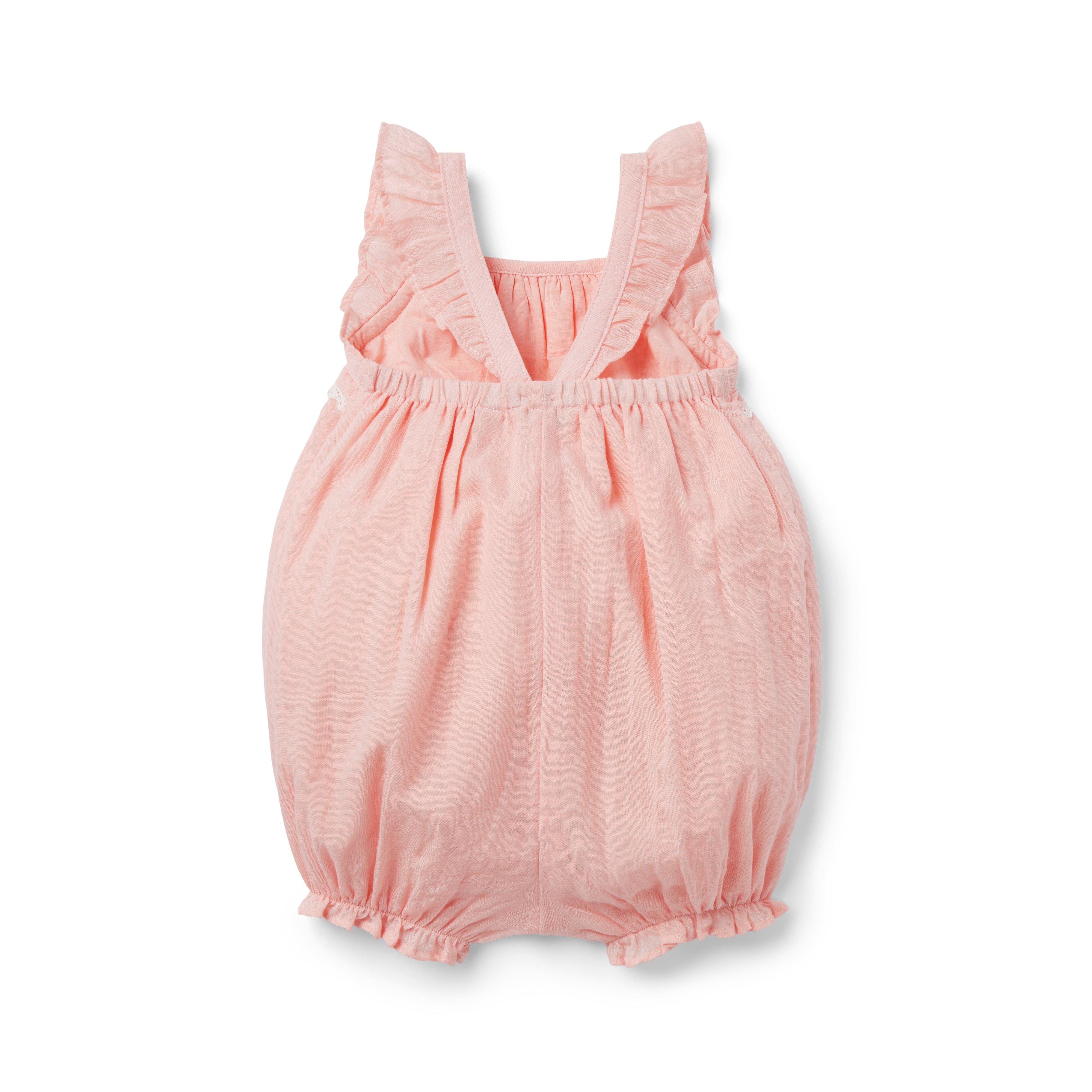 Newborn Blossom Baby Ruffle Gauze Romper by Janie and Jack