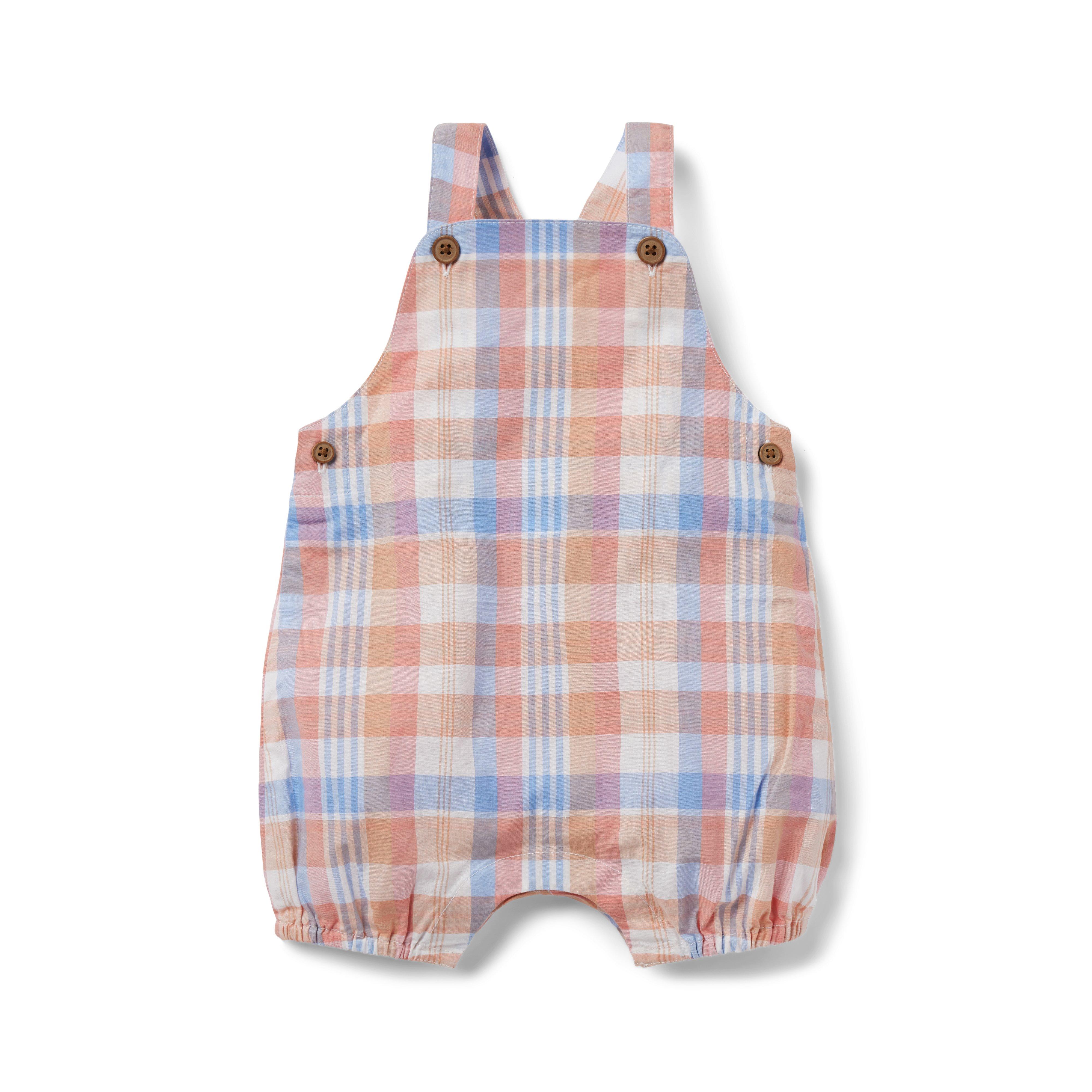 Baby Madras Plaid Overall image number 0