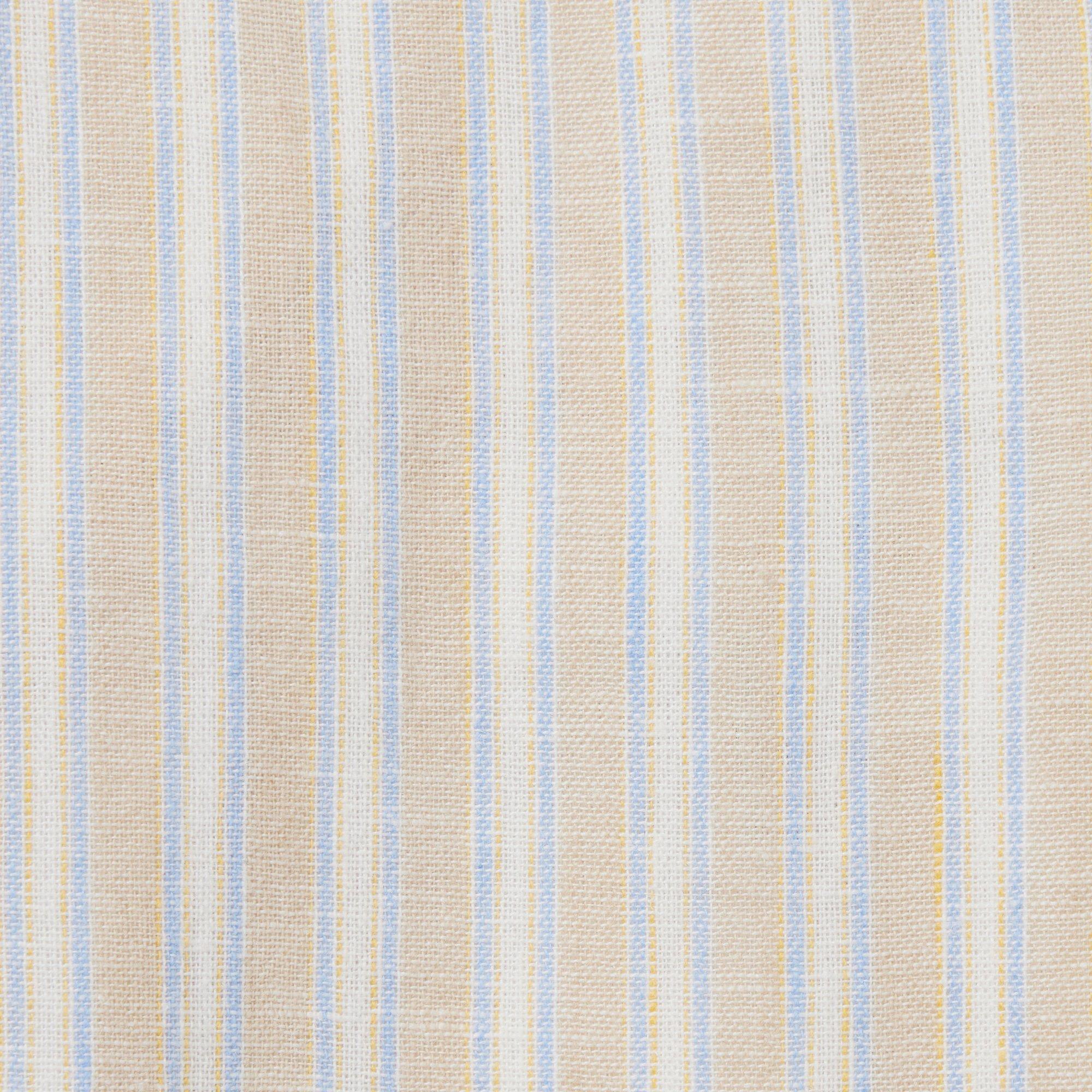 Baby Striped Linen-Cotton Overall image number 2