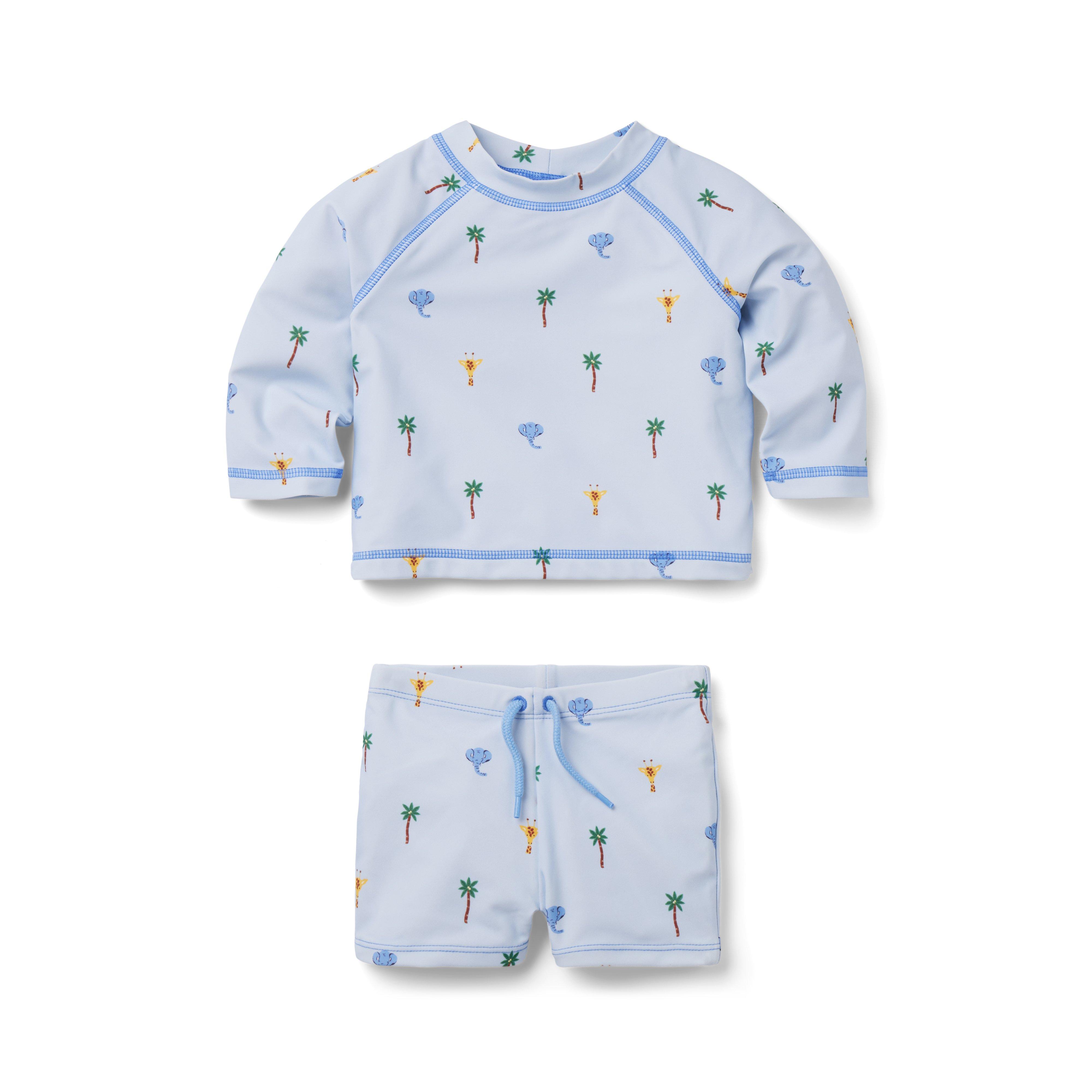 Baby Safari Rash Guard Set