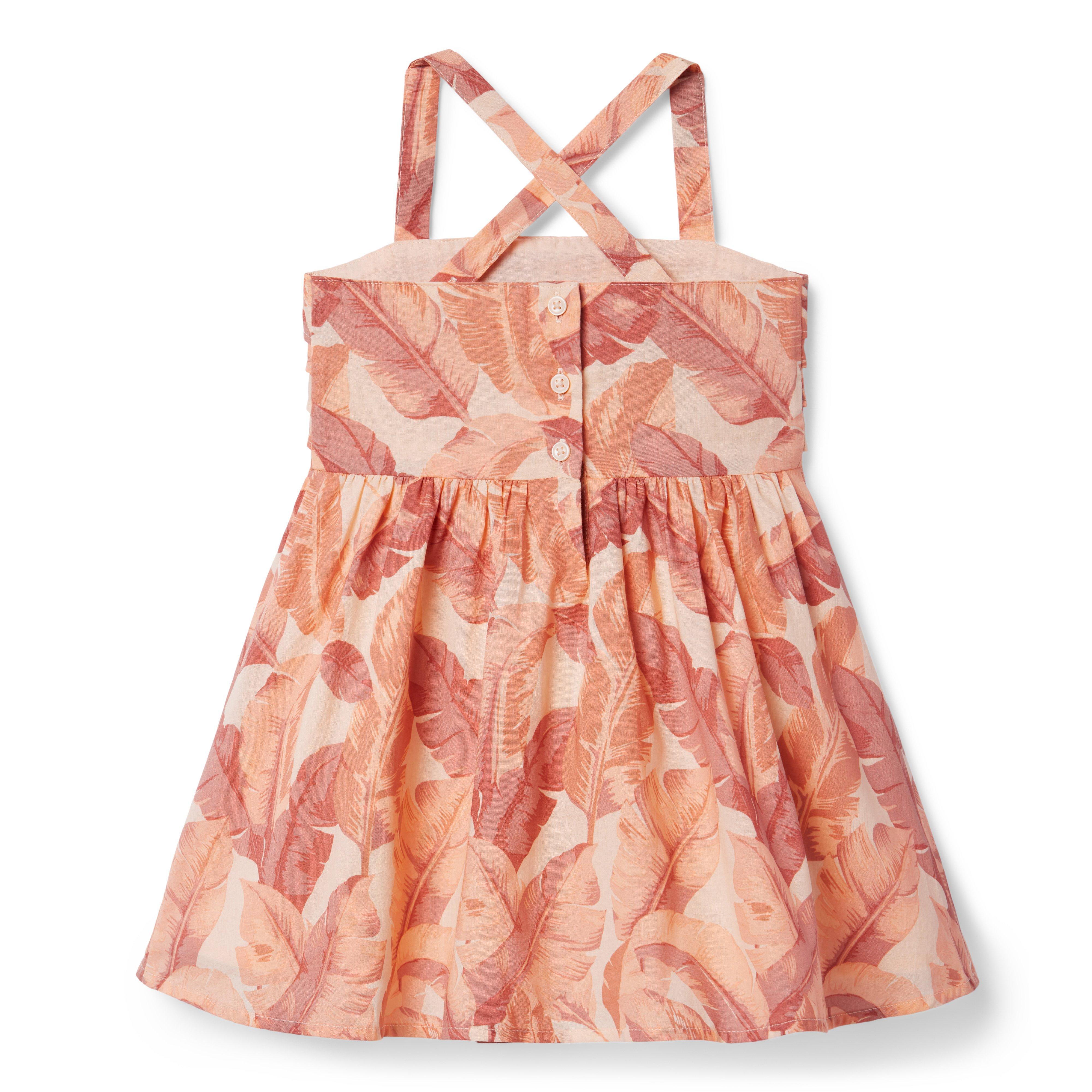Palm Leaf Ruffle Sundress image number 1