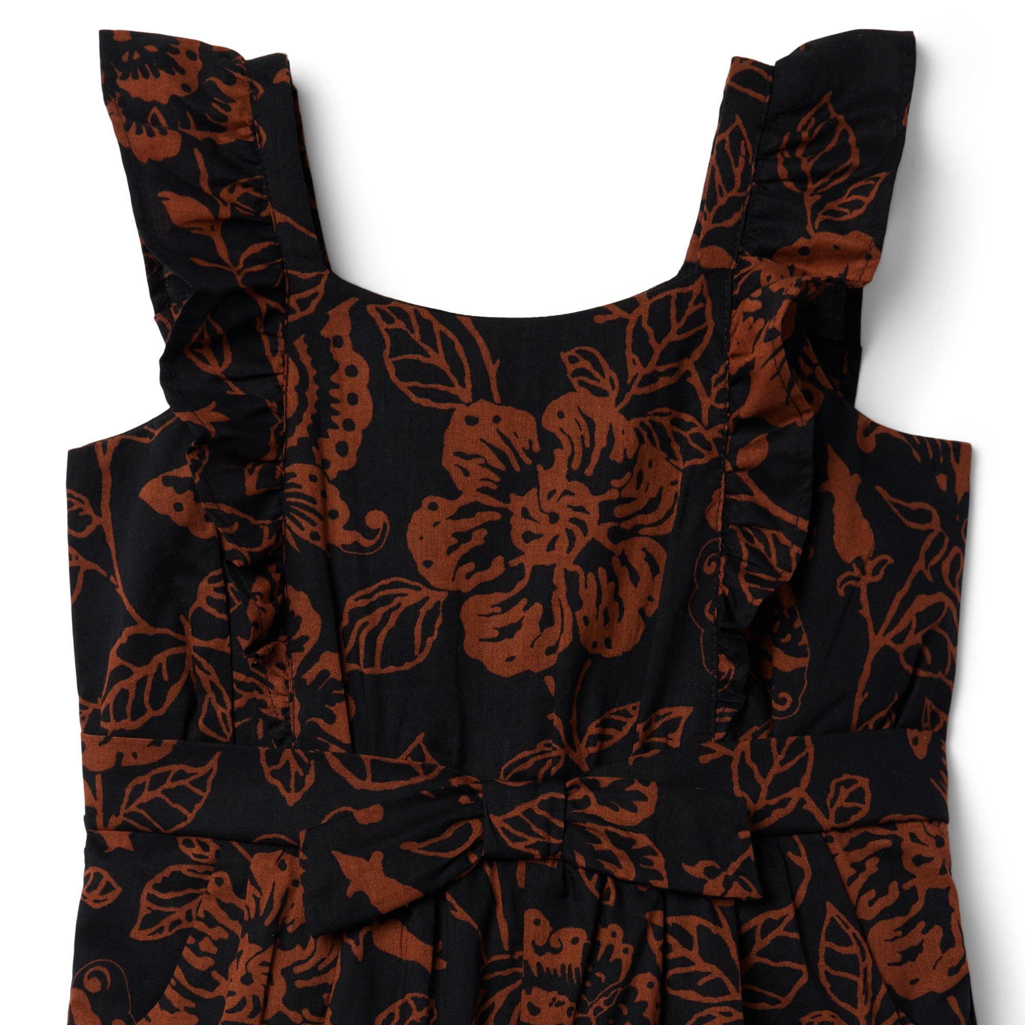 Floral Ruffle Romper image number 2