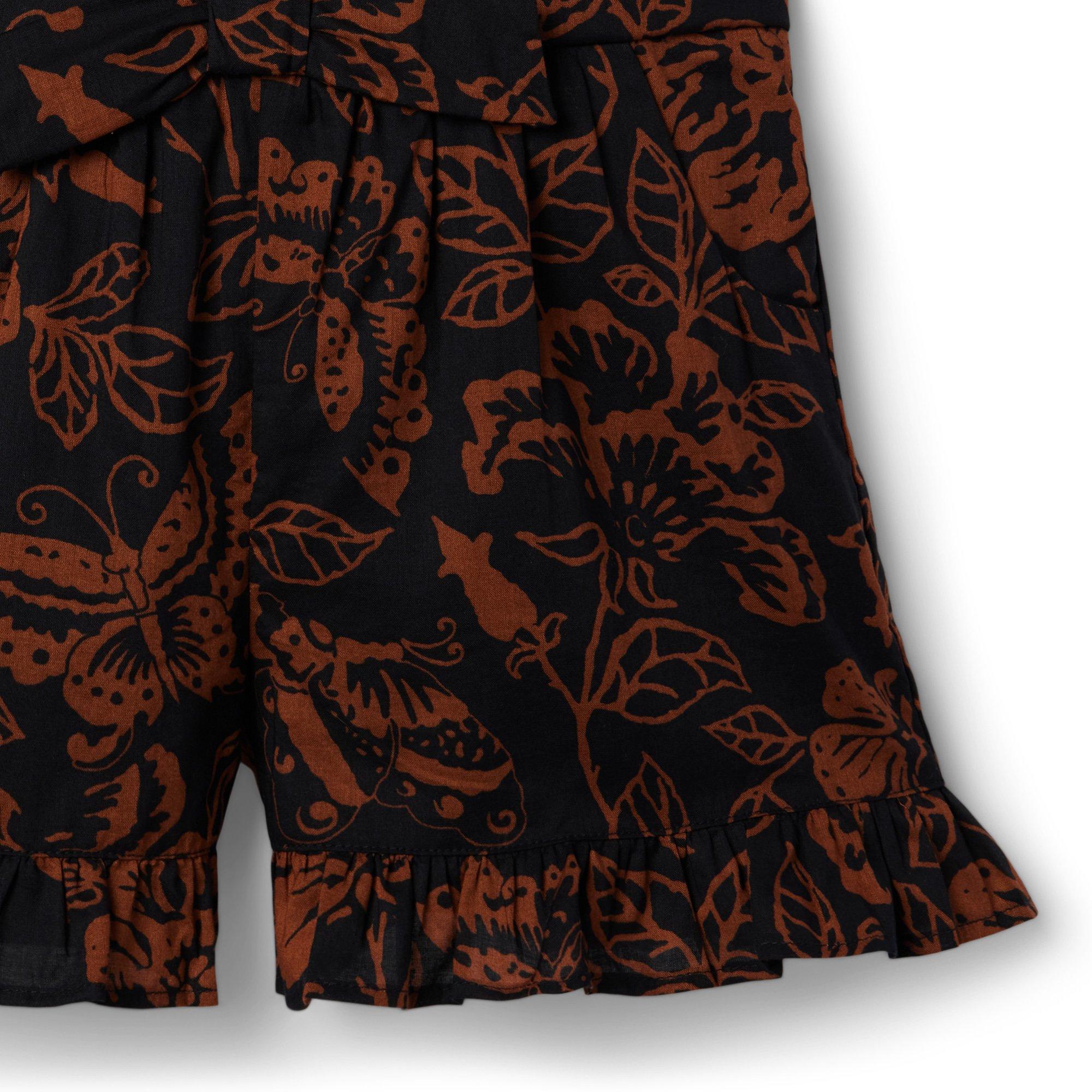 Floral Ruffle Romper image number 3
