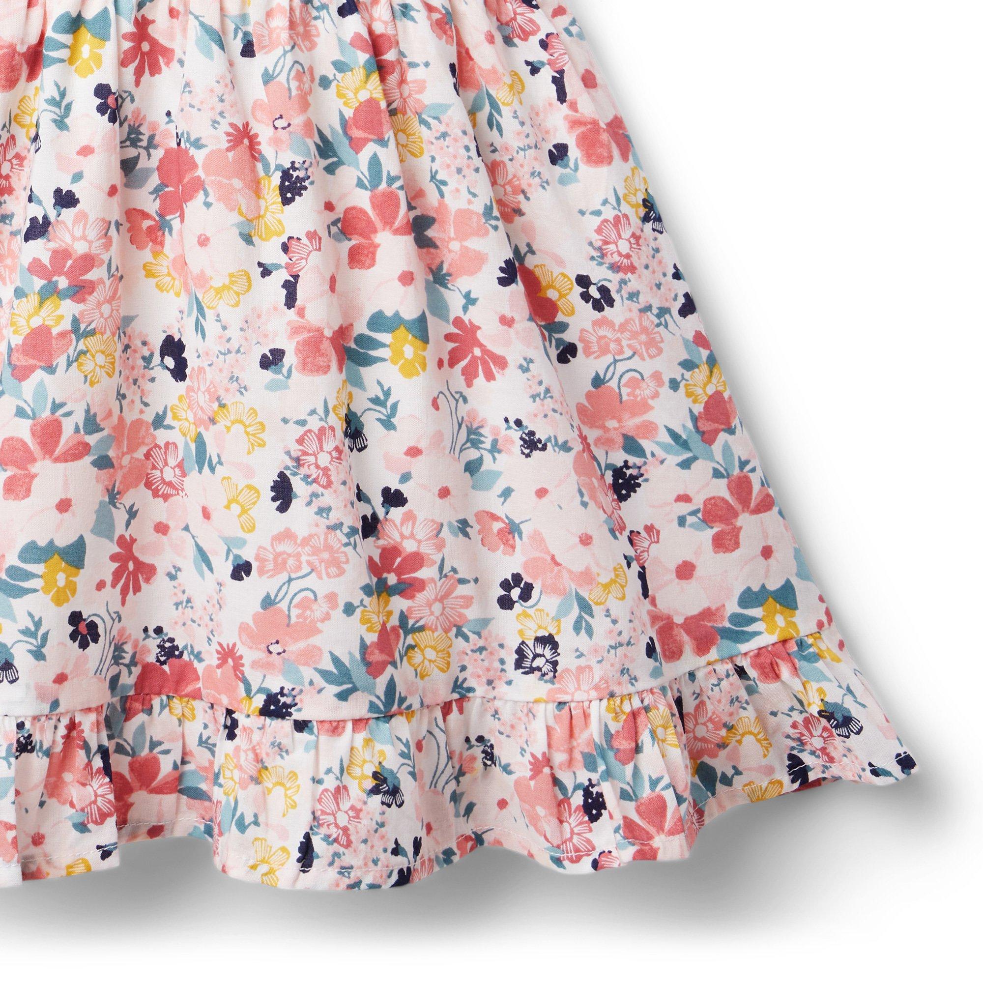 Floral Ruffle Trim Dress image number 6