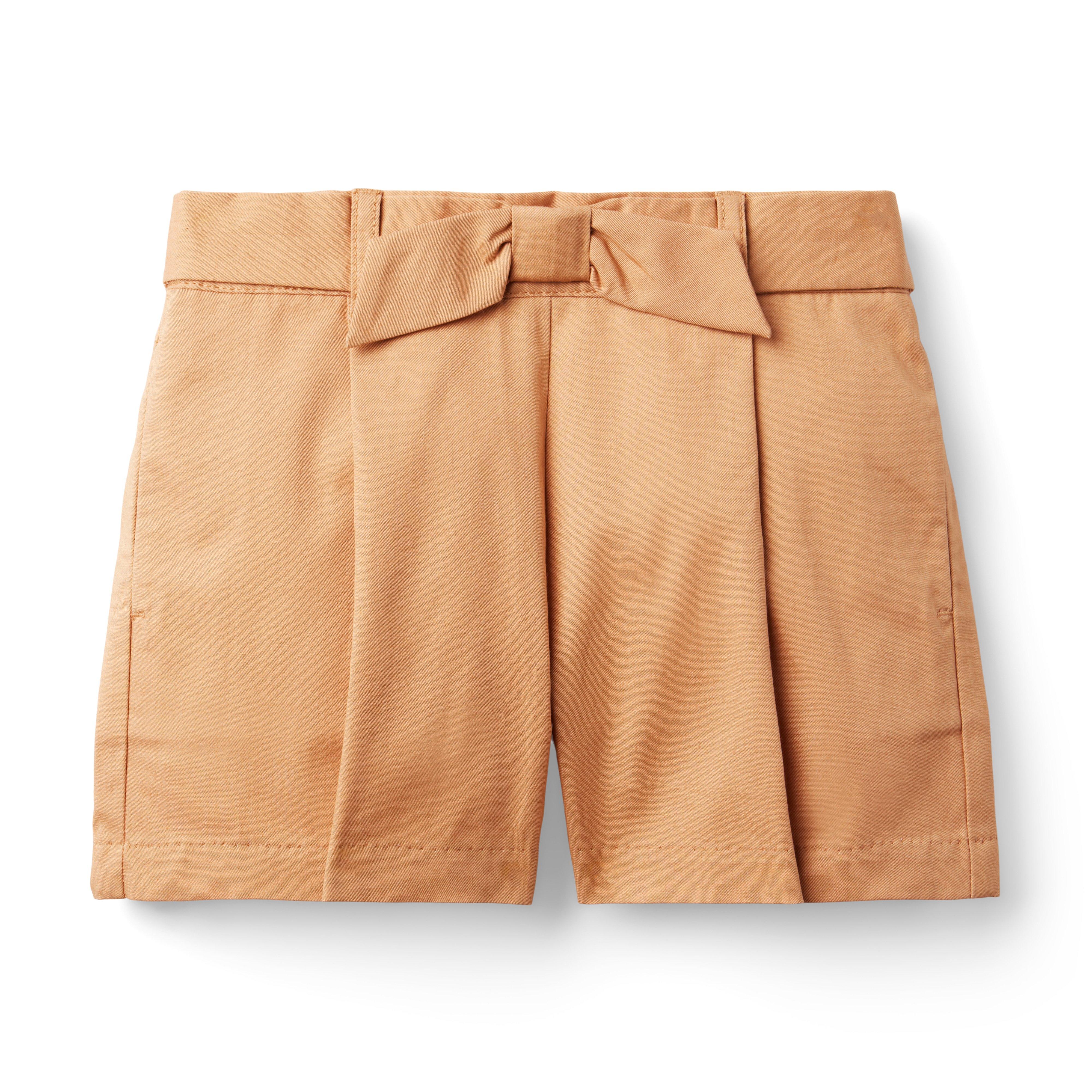 Pull-On Twill Bow Short image number 0