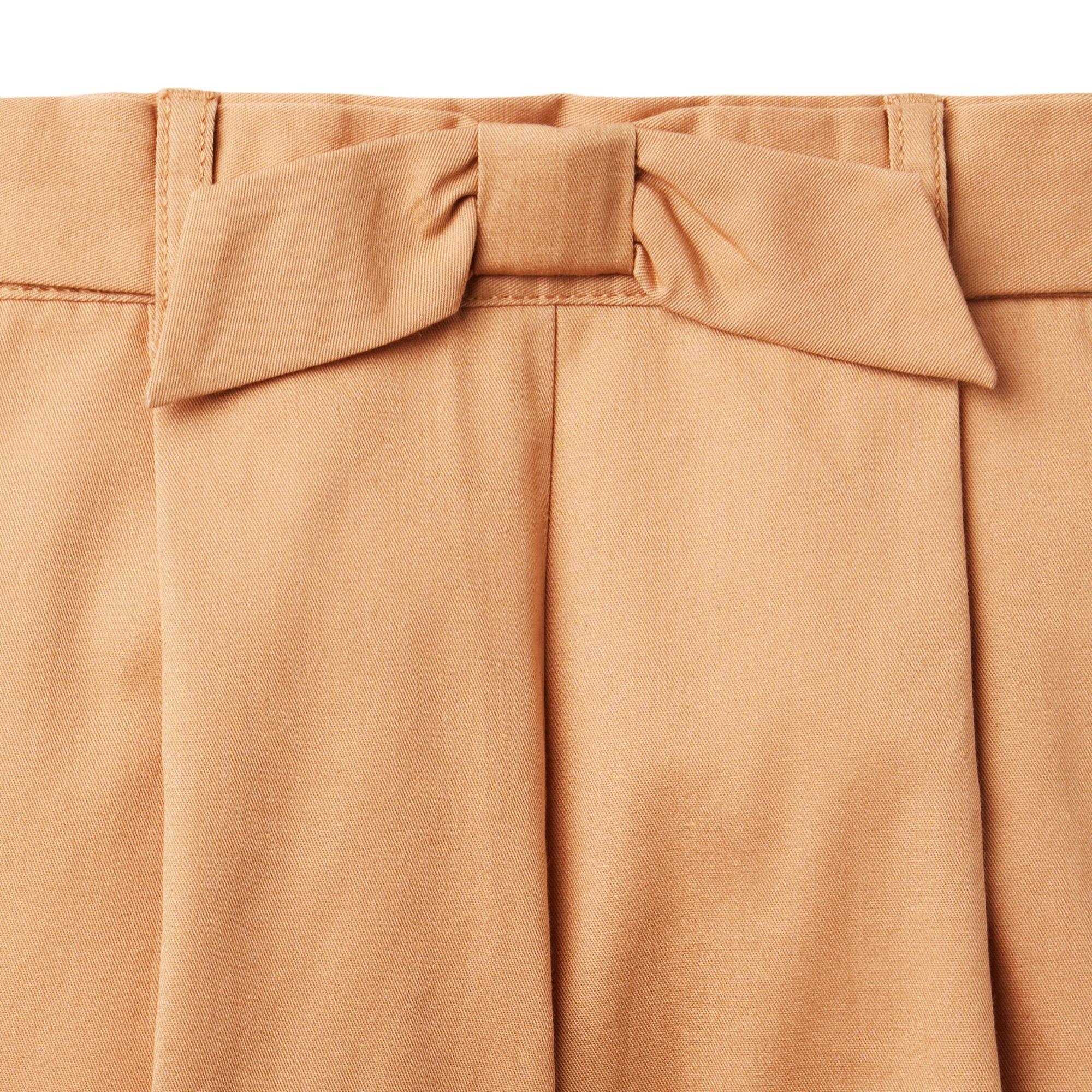 Pull-On Twill Bow Short image number 3