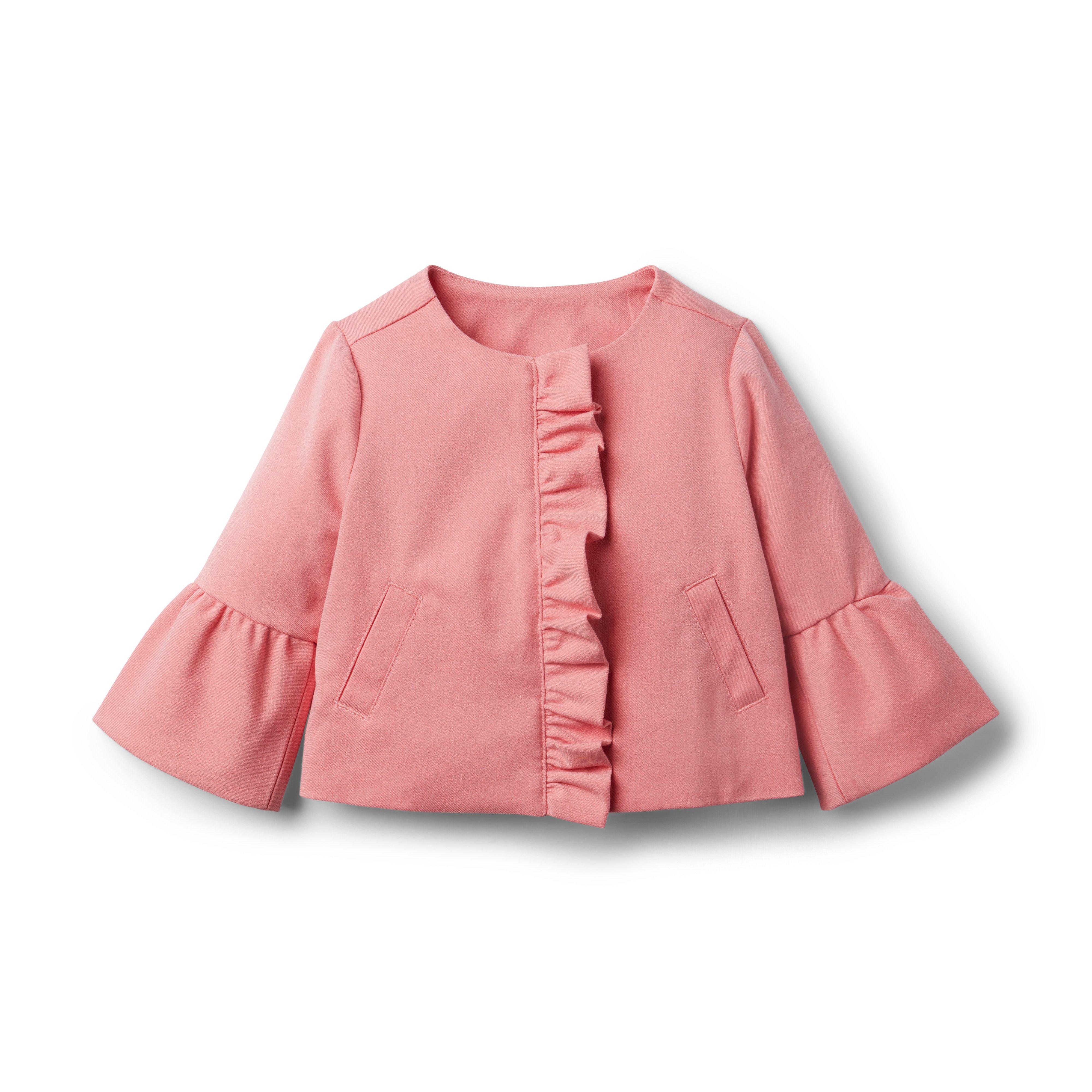 Bell Sleeve Ruffle Jacket