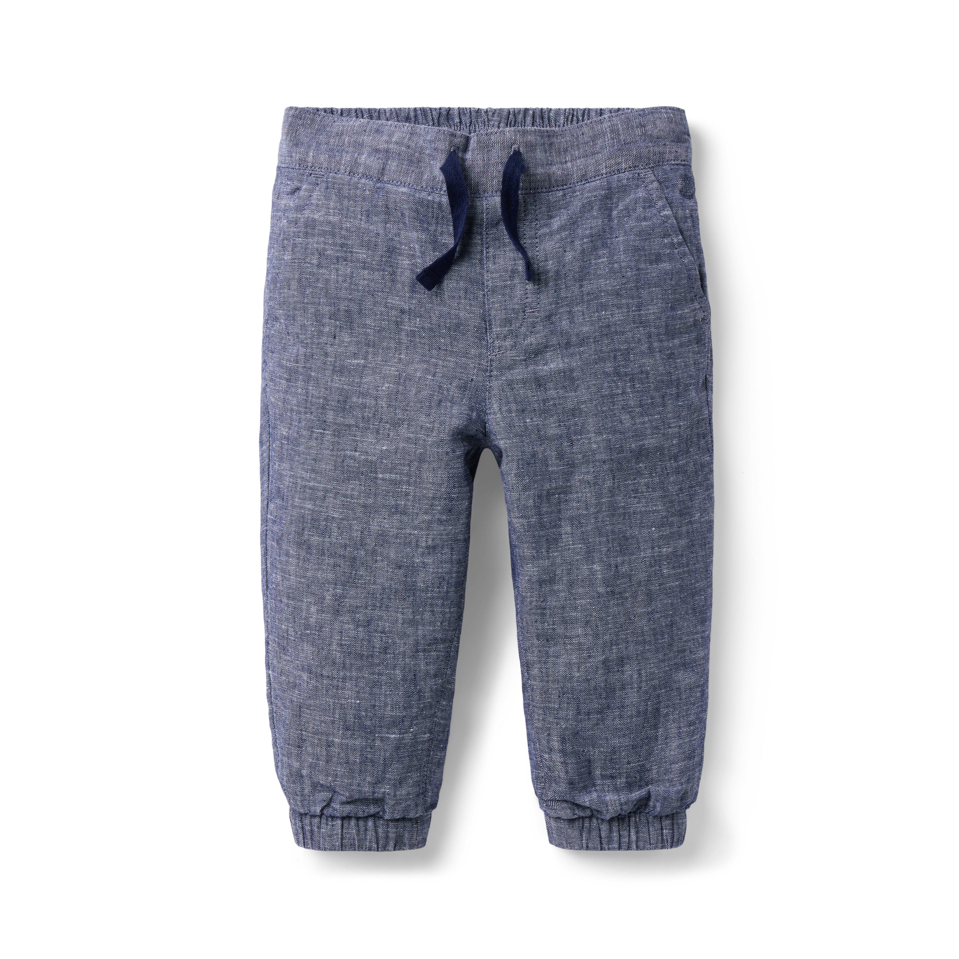 Baby Chambray Linen Jogger image number 0