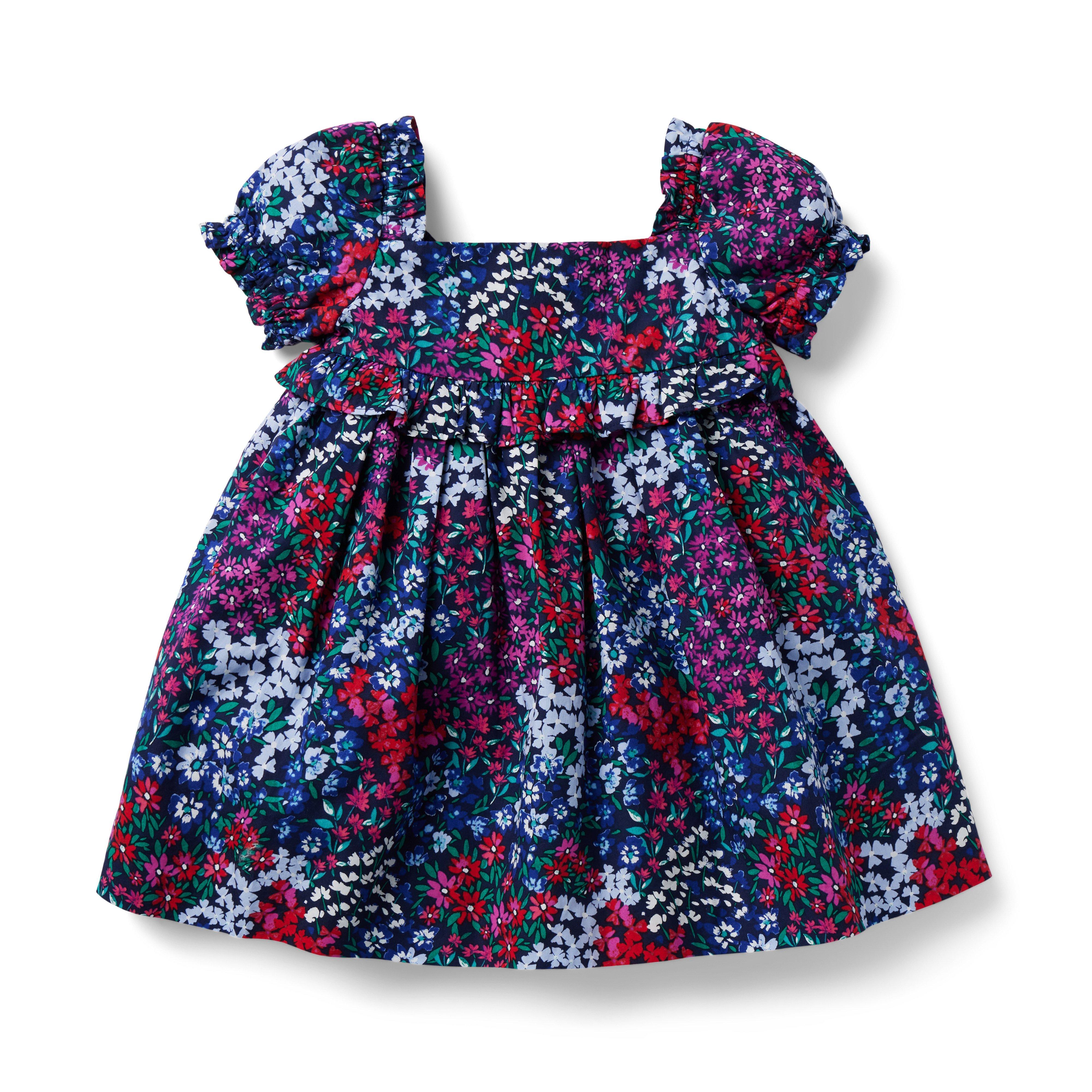 Baby Floral Puff Sleeve Dress image number 0