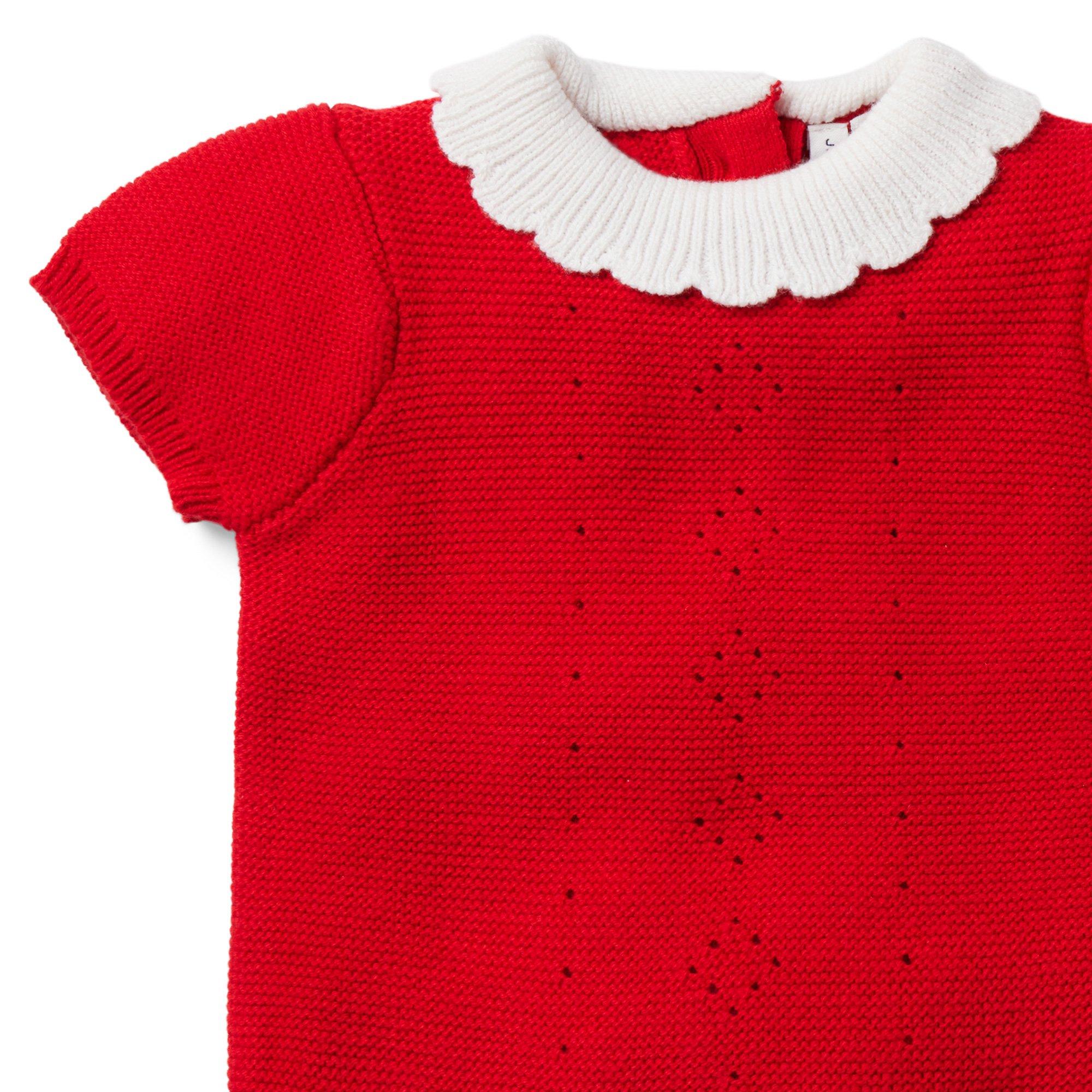 Baby Pointelle Sweater Matching Set image number 2