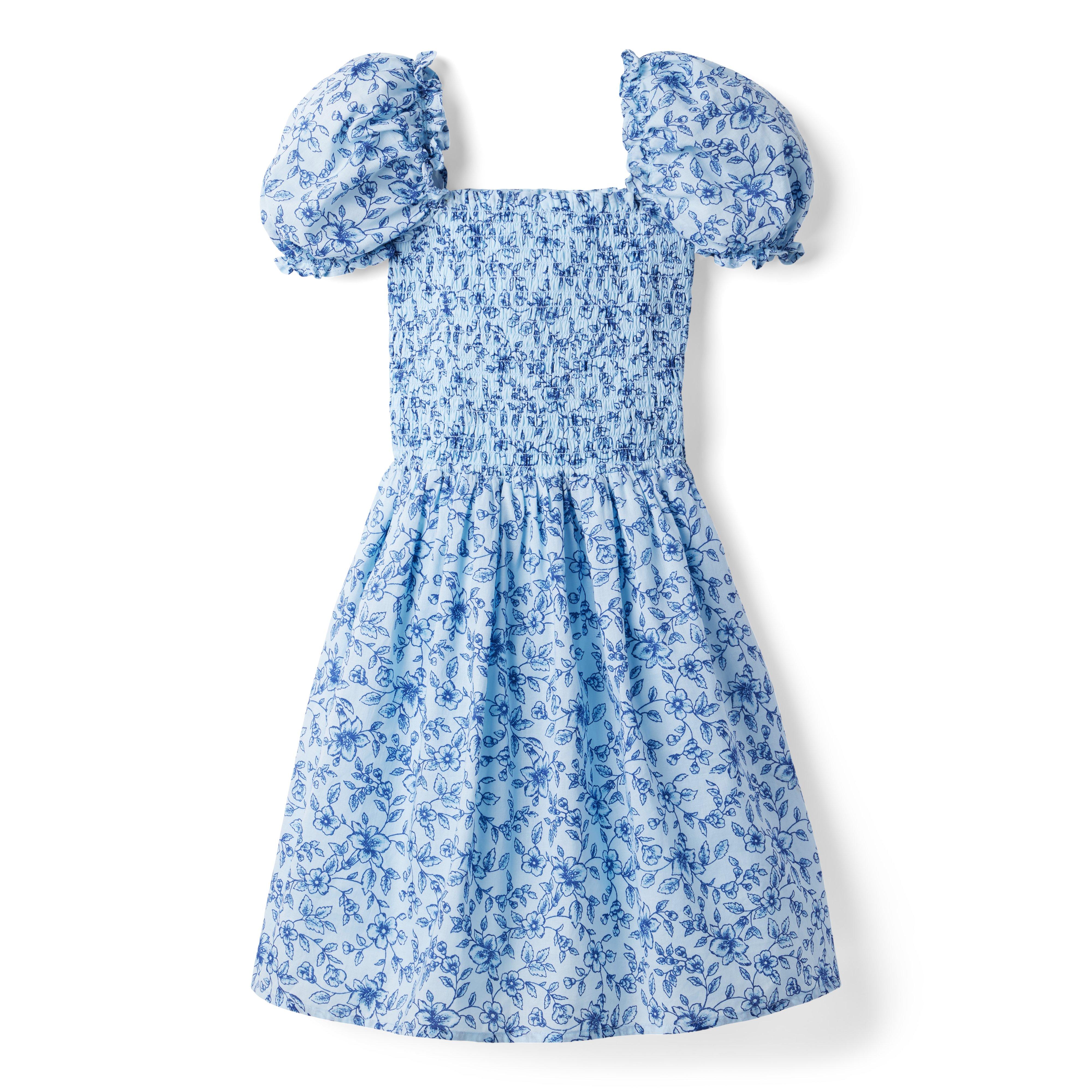 The Grace Floral Smocked Puff Sleeve Dress image number 0