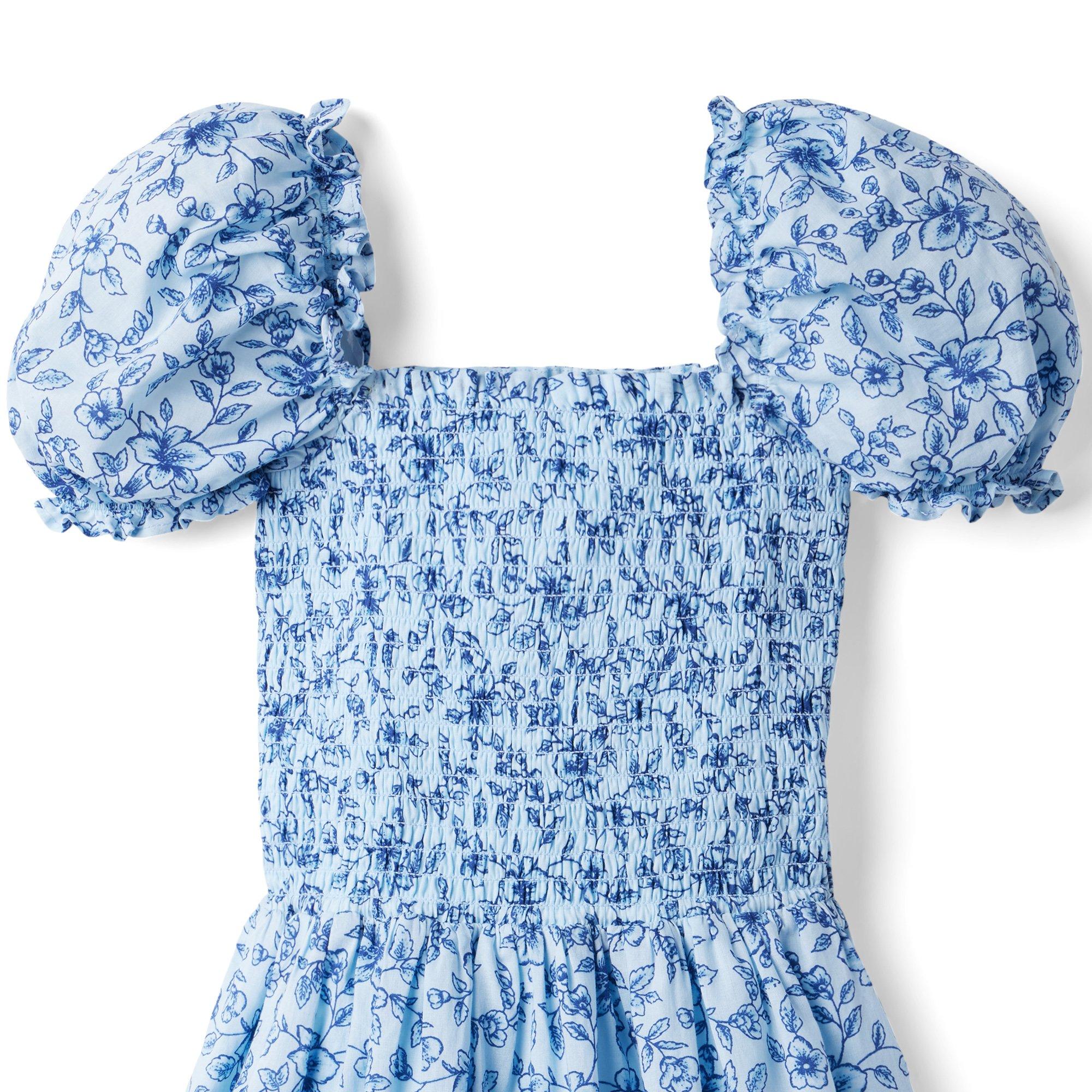 The Grace Floral Smocked Puff Sleeve Dress image number 2