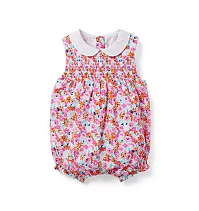 Baby Ditsy Floral Smocked Romper