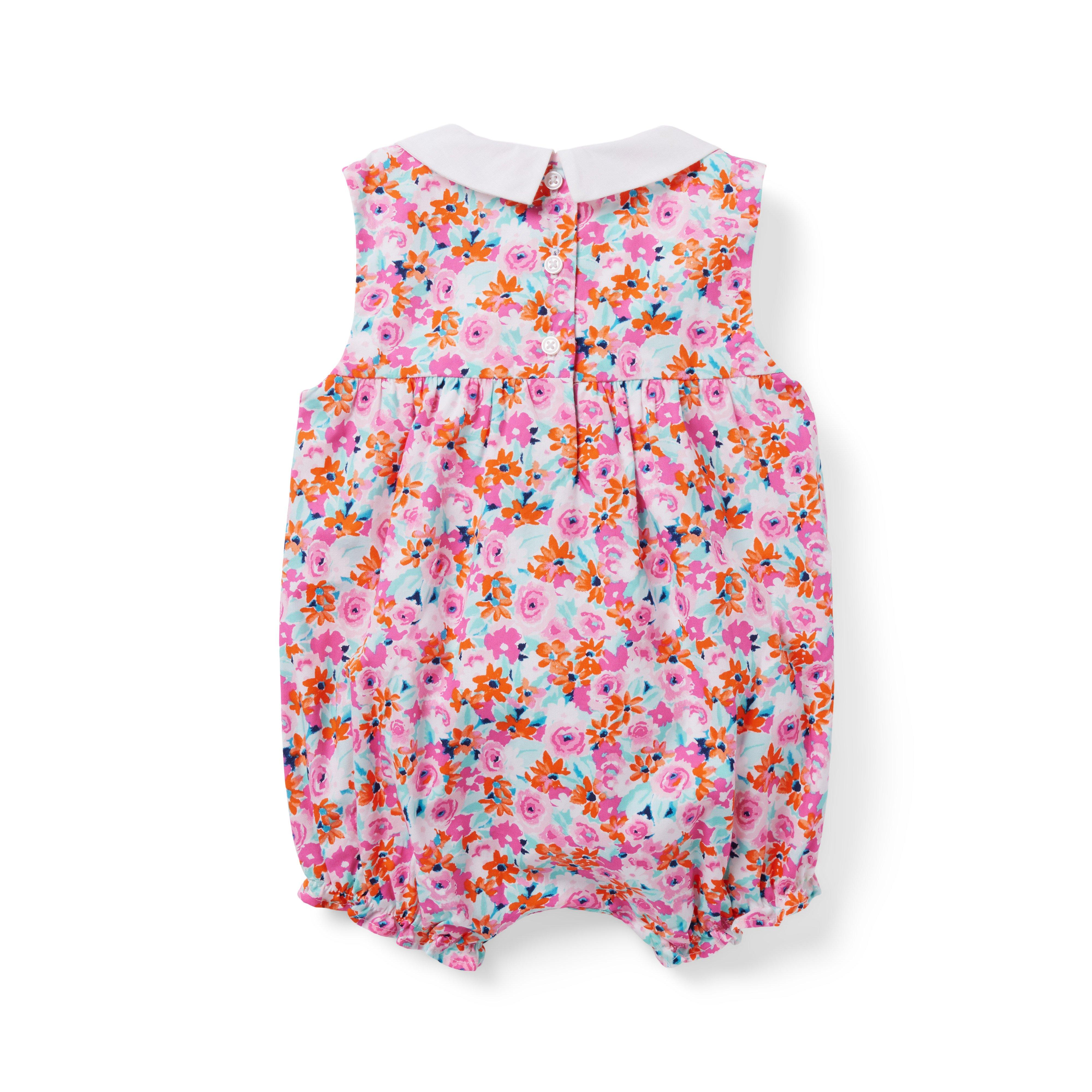 Baby Ditsy Floral Smocked Romper image number 1