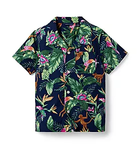 Tropical Jungle Cabana Shirt 