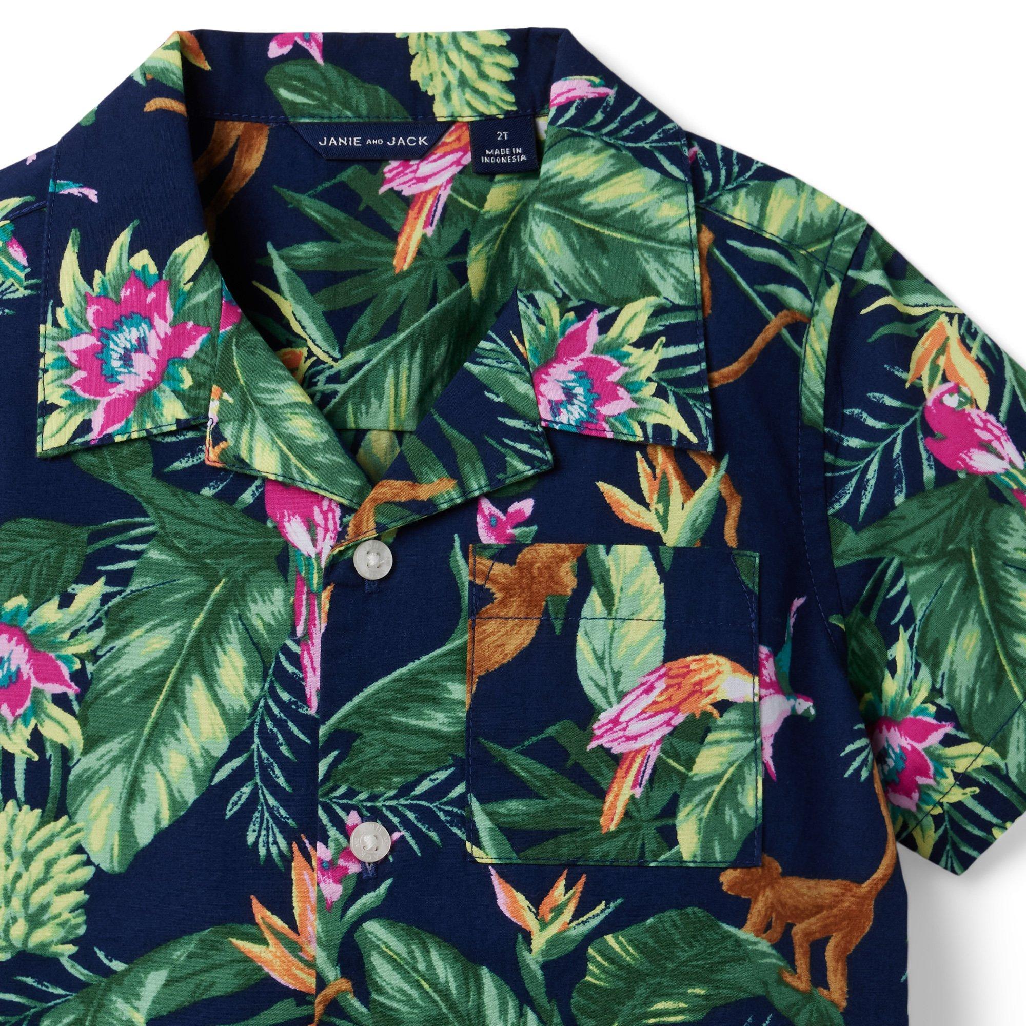 Tropical Jungle Cabana Shirt  image number 2