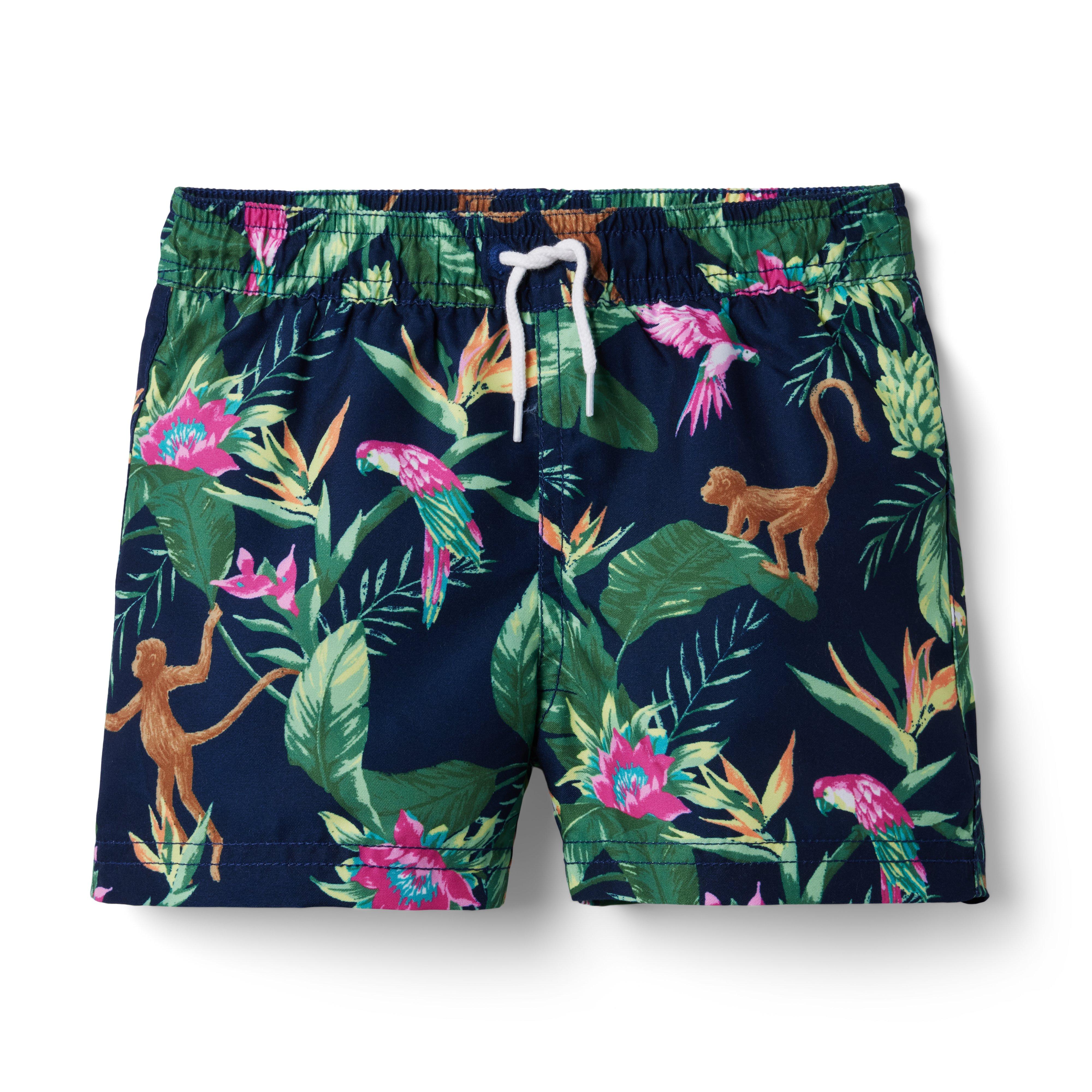 Tropical Jungle Swim Trunk