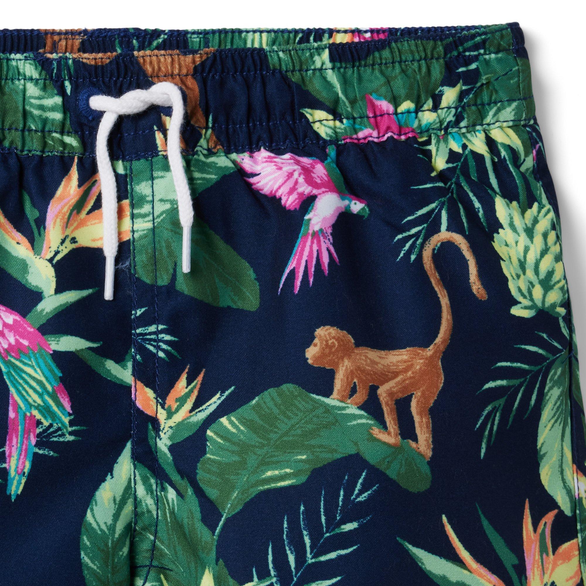 Tropical Jungle Swim Trunk image number 3