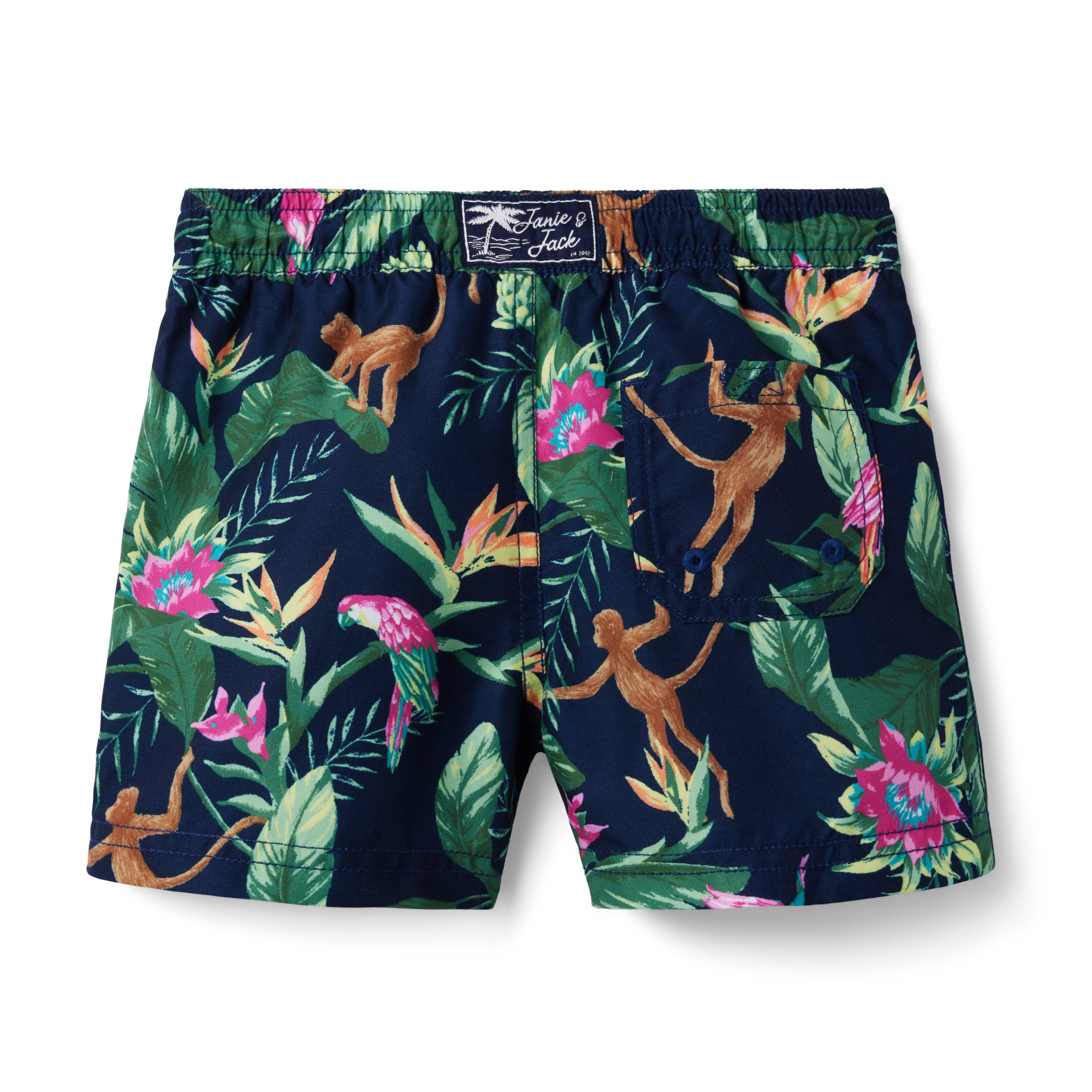 Tropical Jungle Swim Trunk image number 1