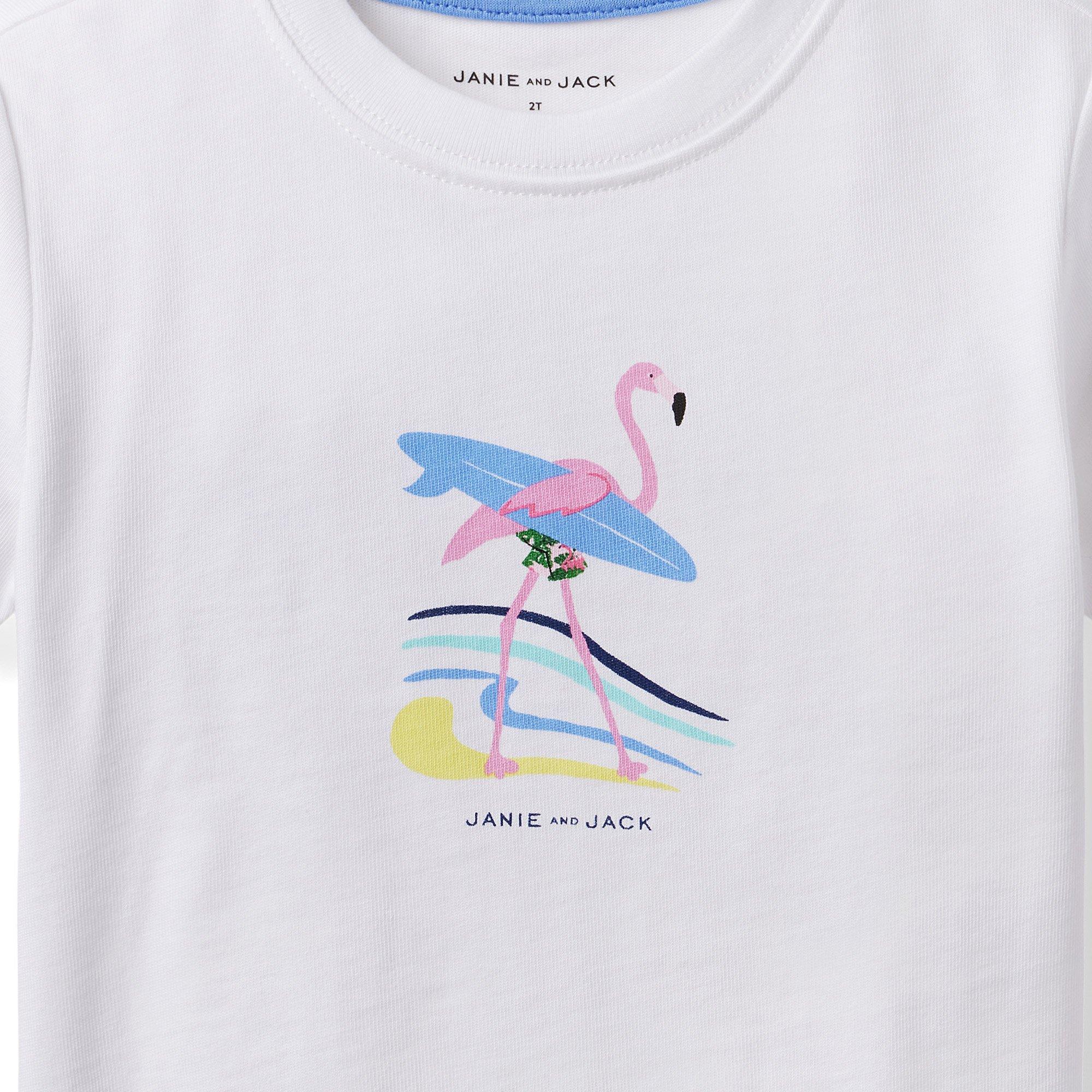 Surfing Flamingo Tee image number 1