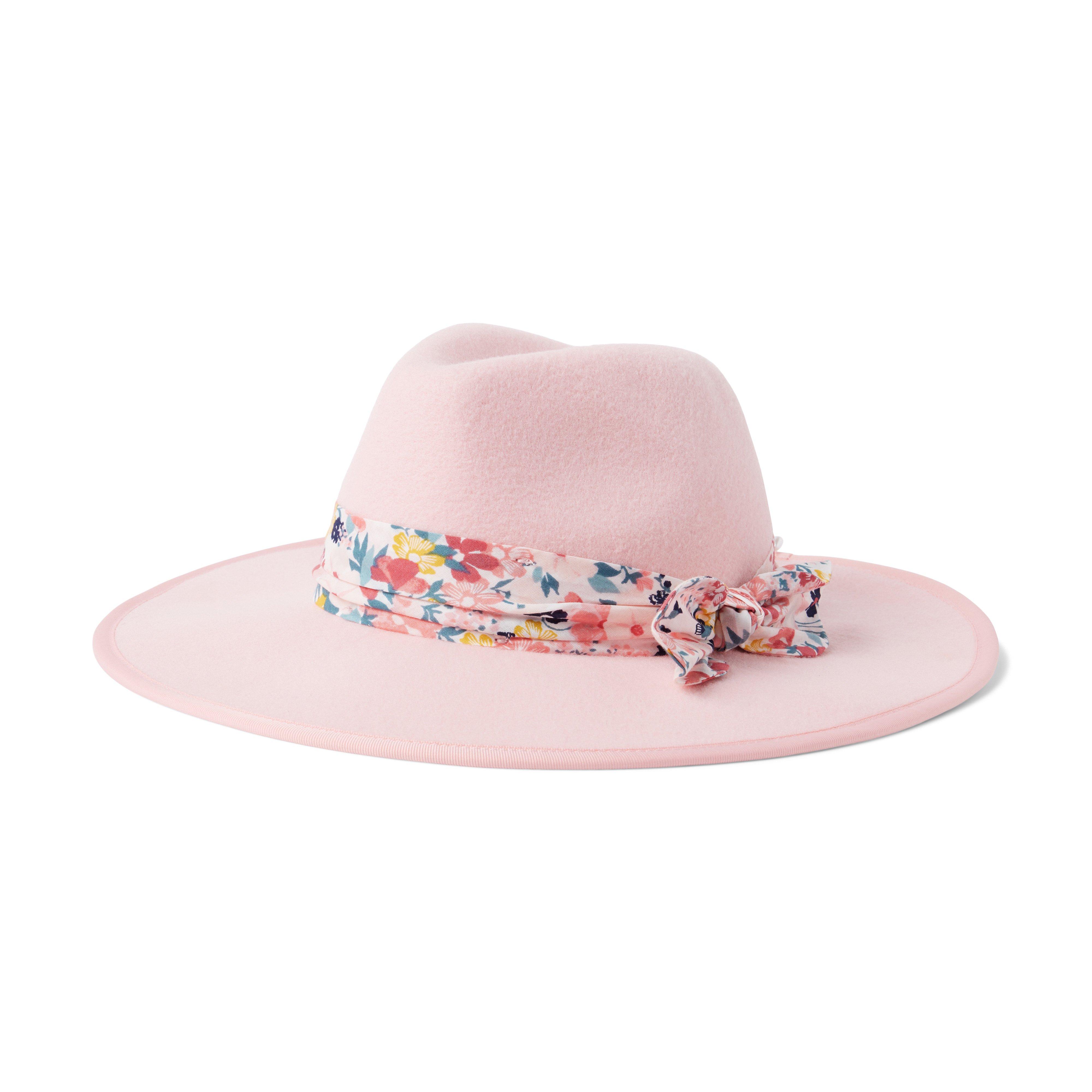 Floral Felt Hat