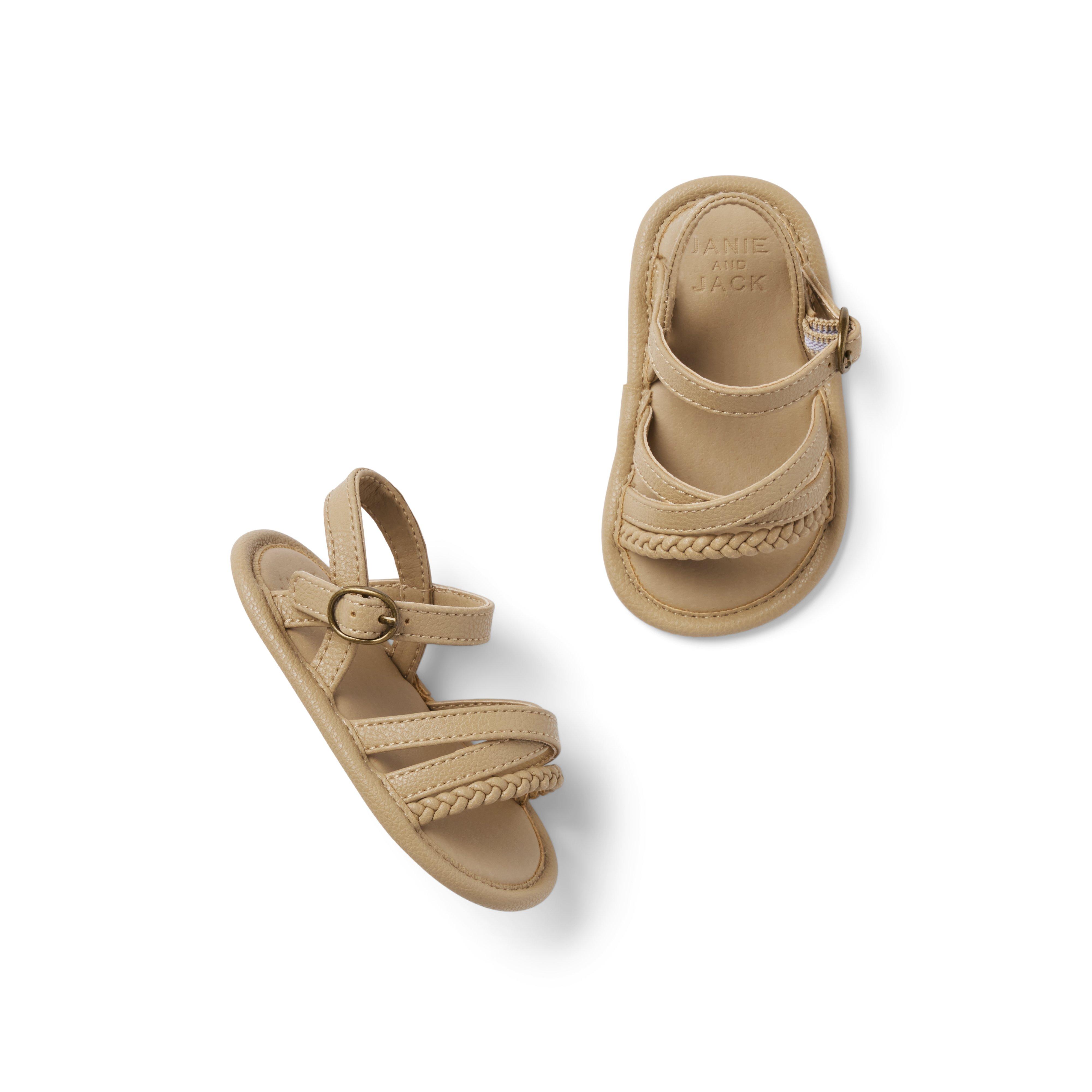 Baby Braided Cross Strap Sandal image number 0