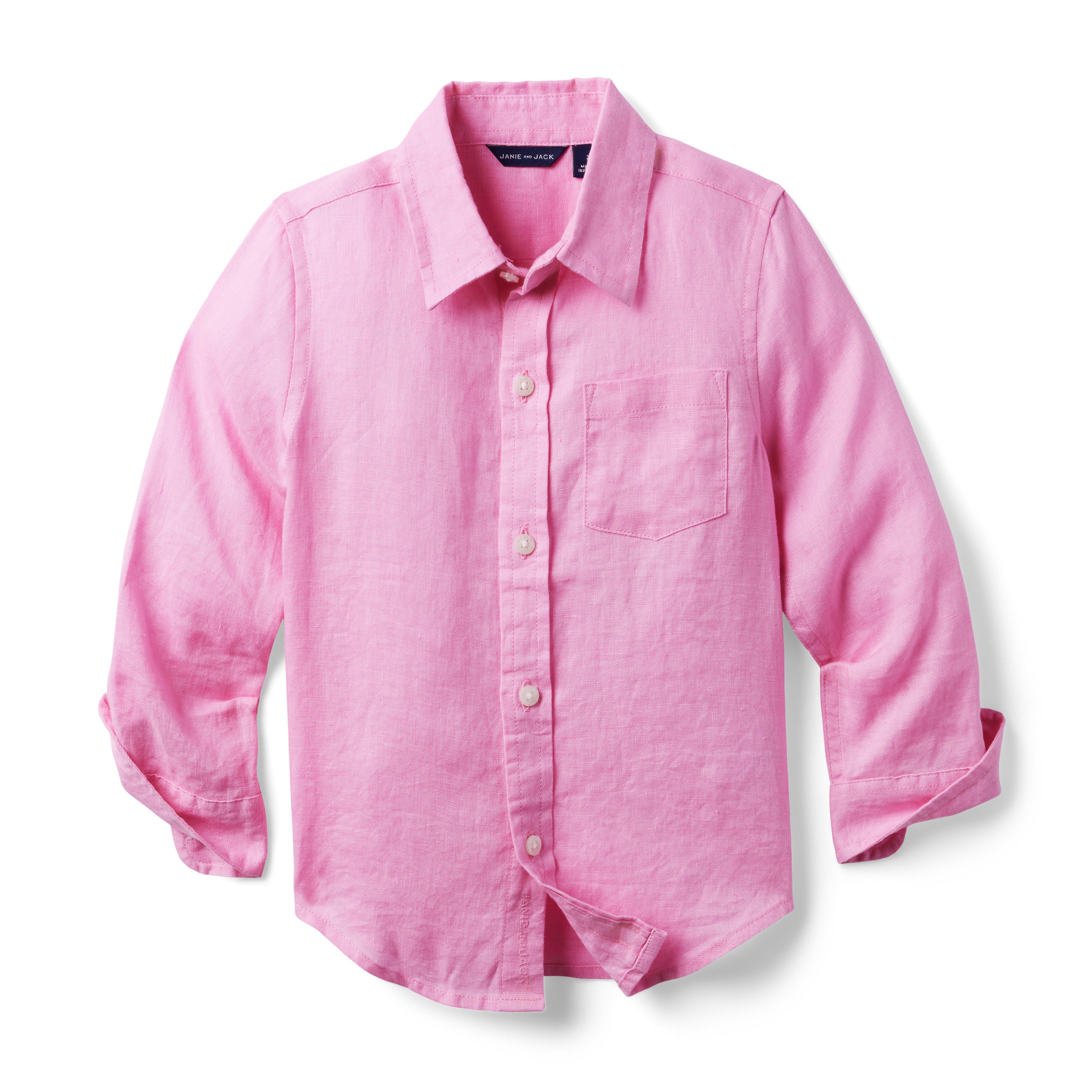 Linen Roll-Cuff Shirt image number 2
