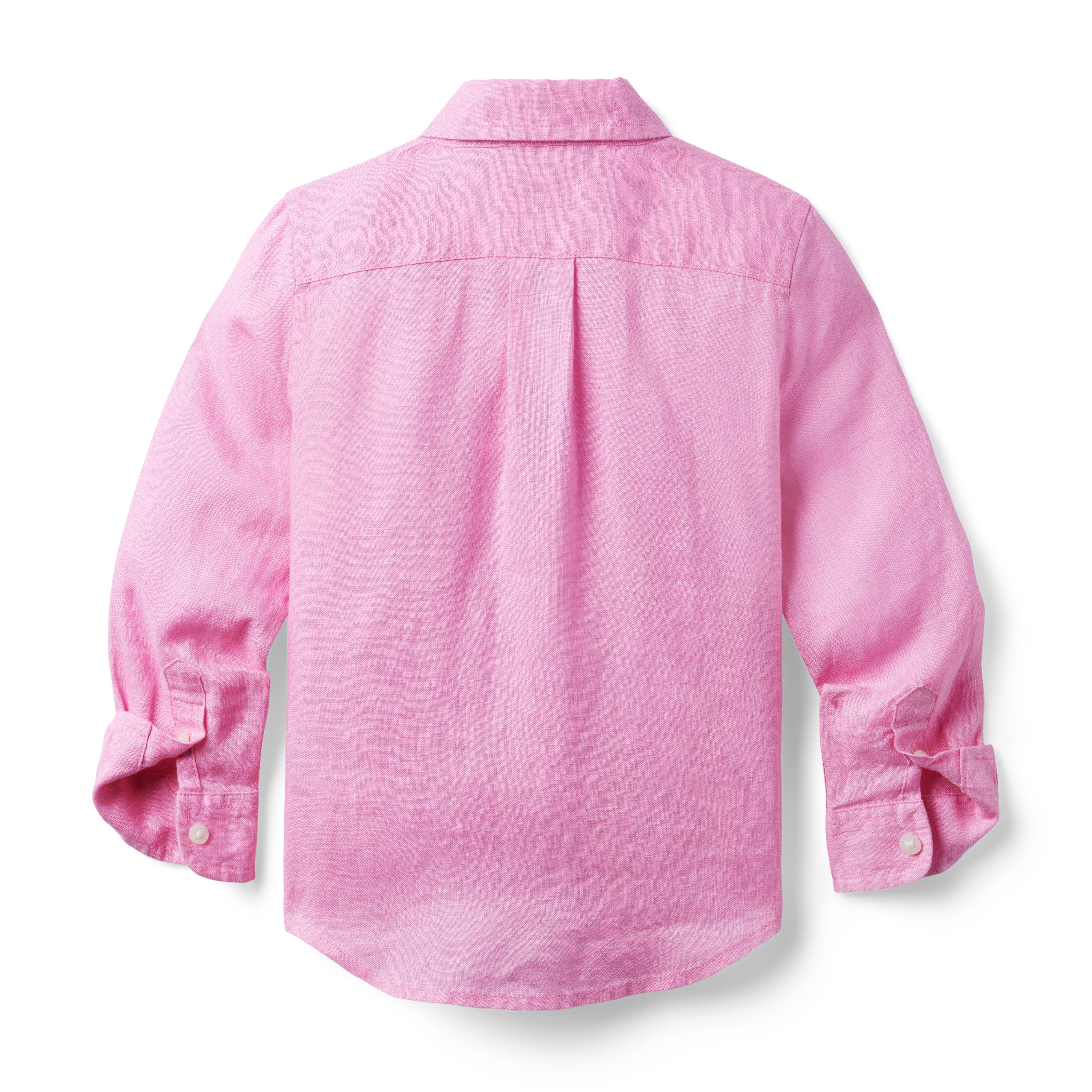 Linen Roll-Cuff Shirt image number 1
